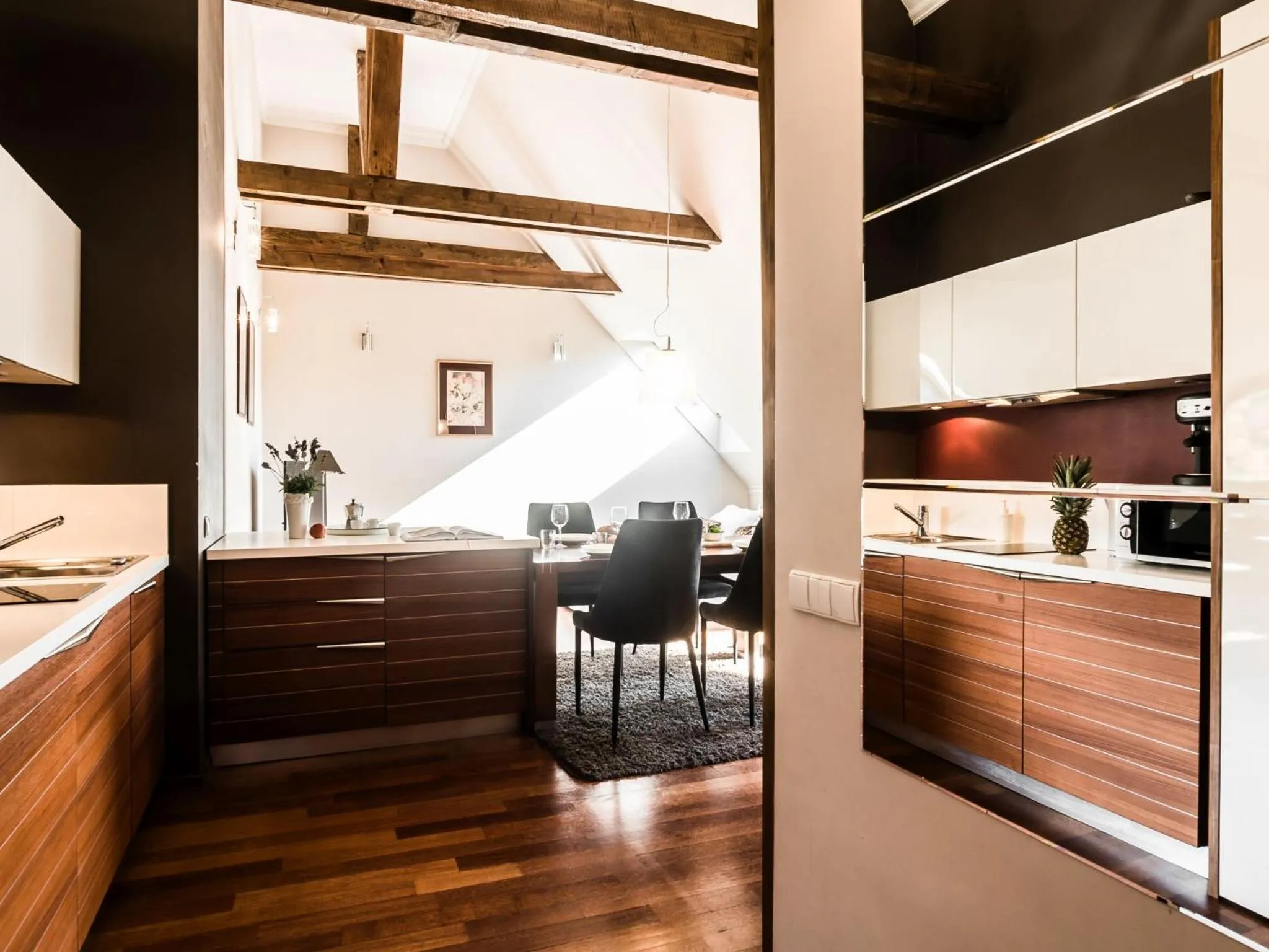 Kitchen or kitchenette in TatryTOP Radowid basen sauna