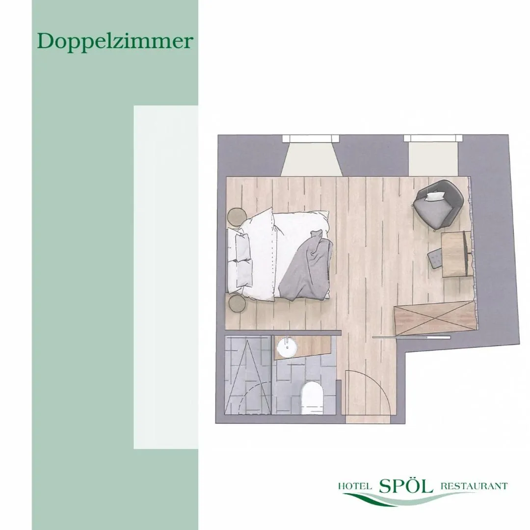 Floor plan in Hotel Spöl Restaurant