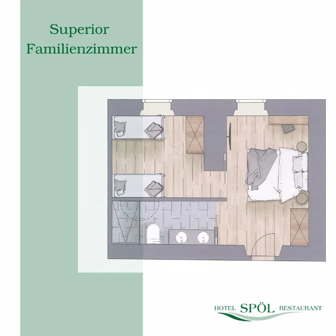 Floor plan in Hotel Spöl Restaurant