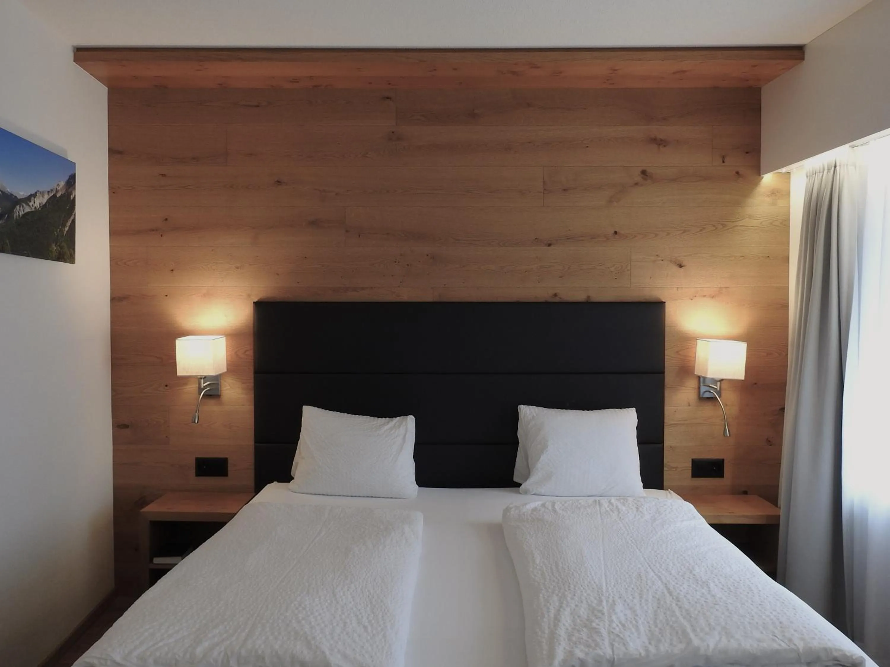 Photo of the whole room, Bed in Hotel Spöl Restaurant