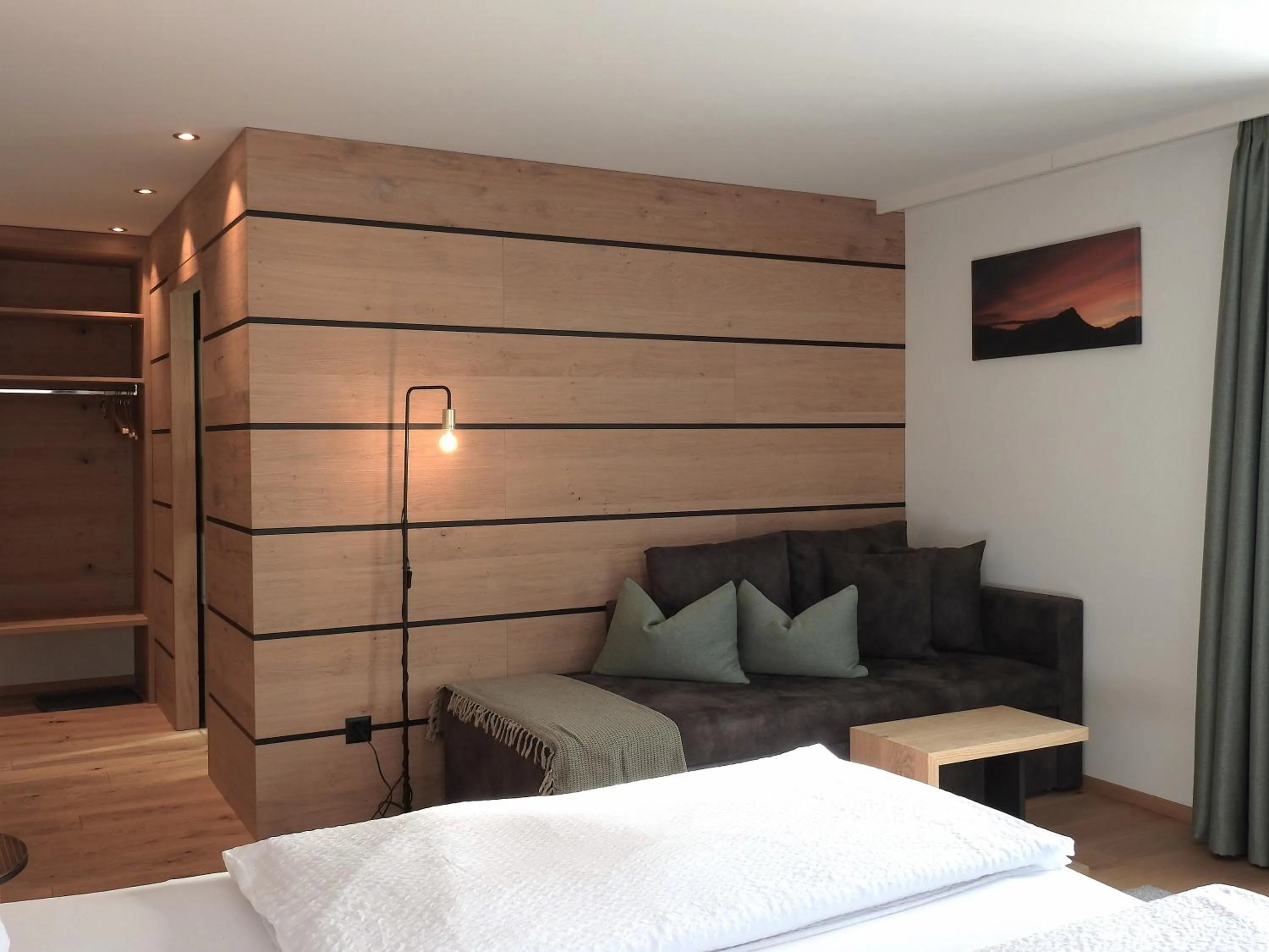 Photo of the whole room, Bed in Hotel Spöl Restaurant