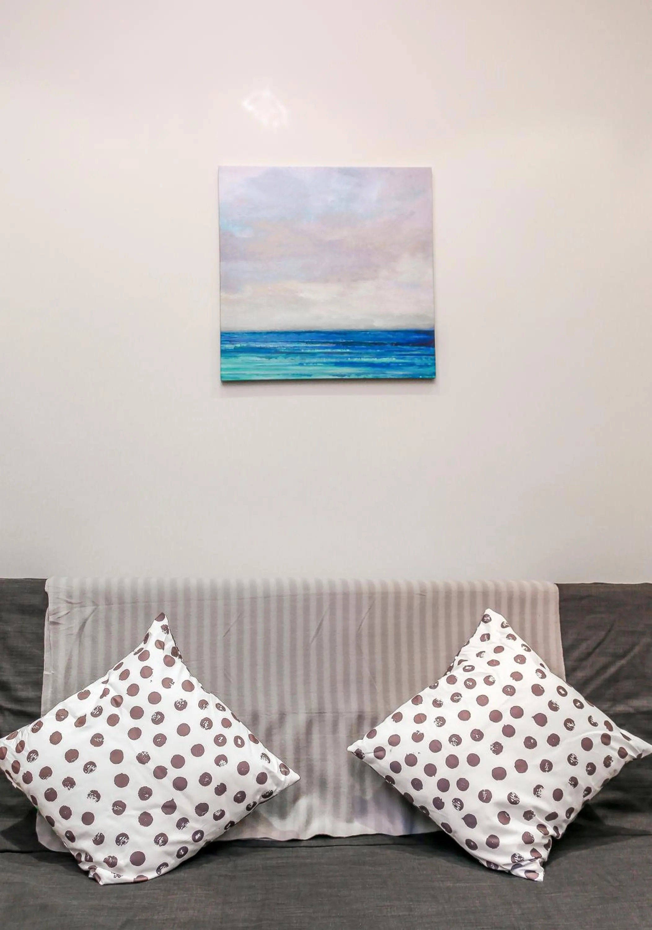 Living room in City view flat @ Liverpool st.