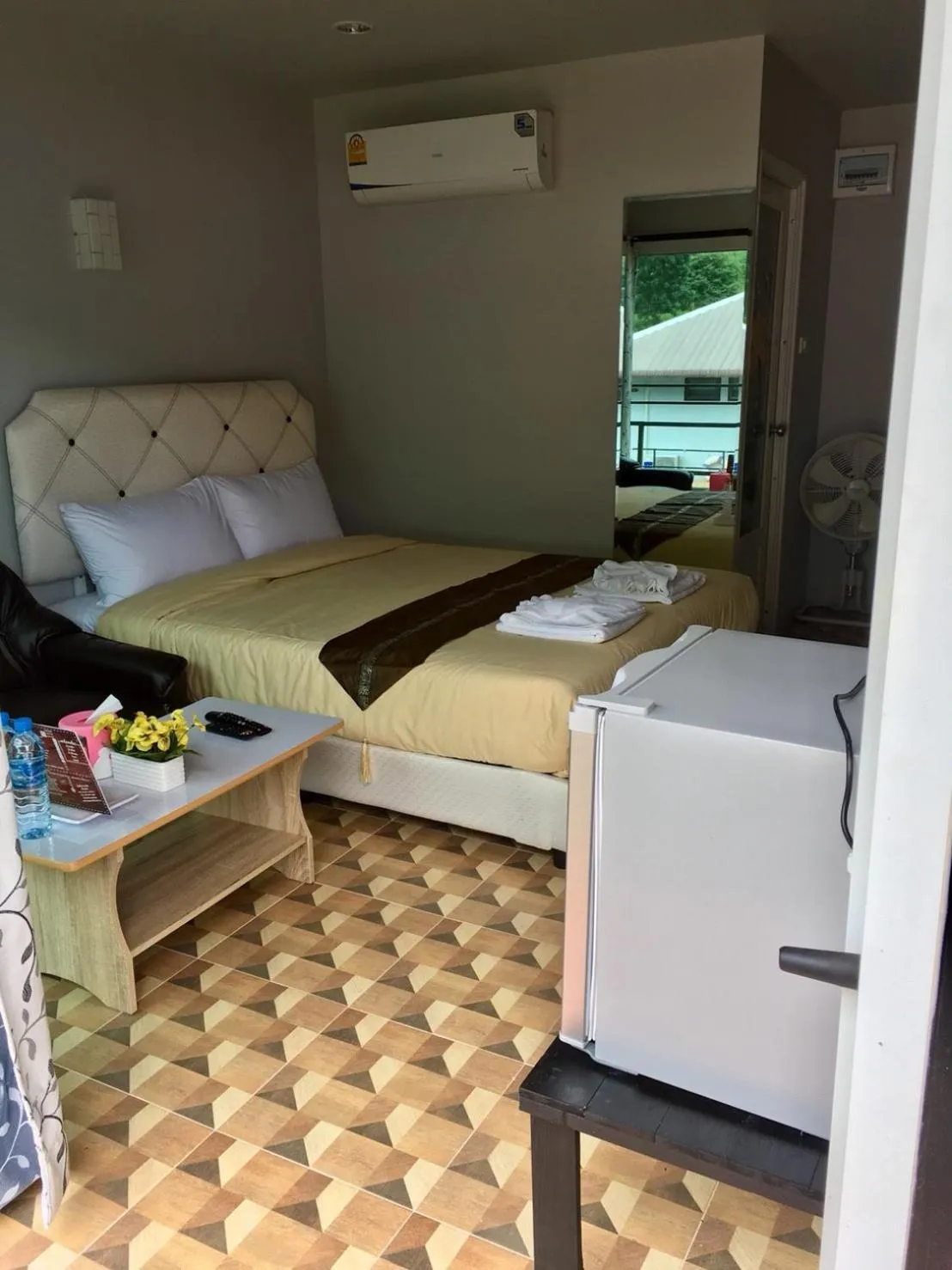 Bed in River Hill Side Resort