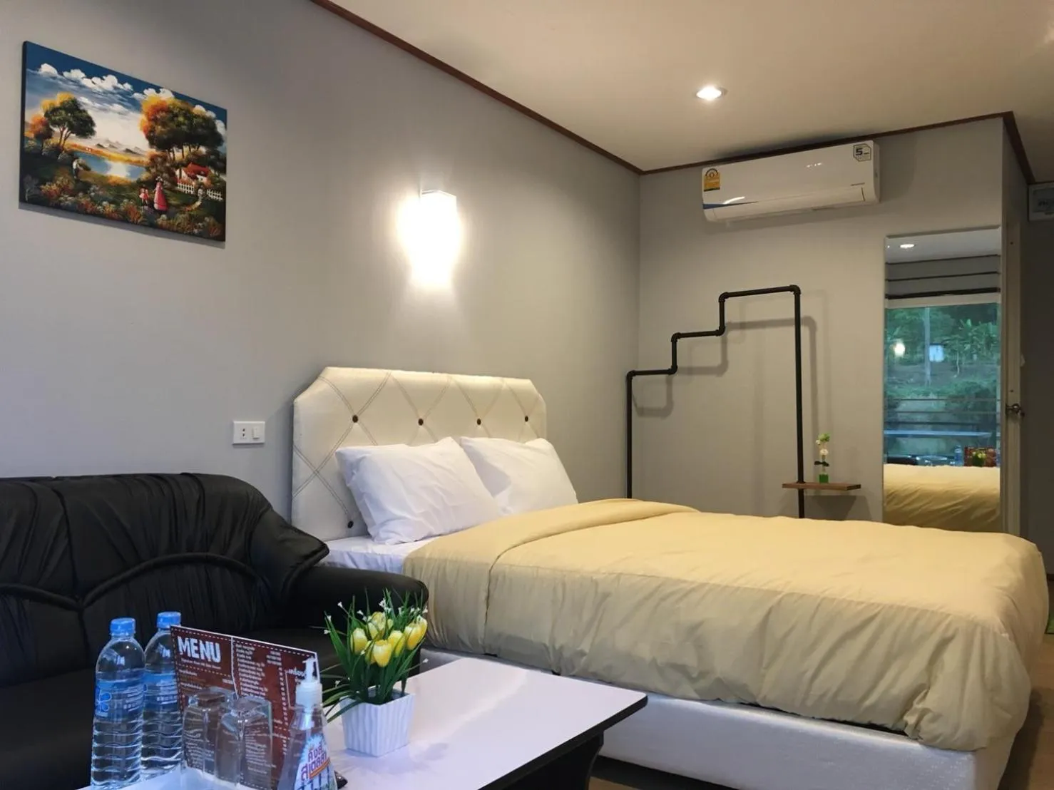 Bed in River Hill Side Resort