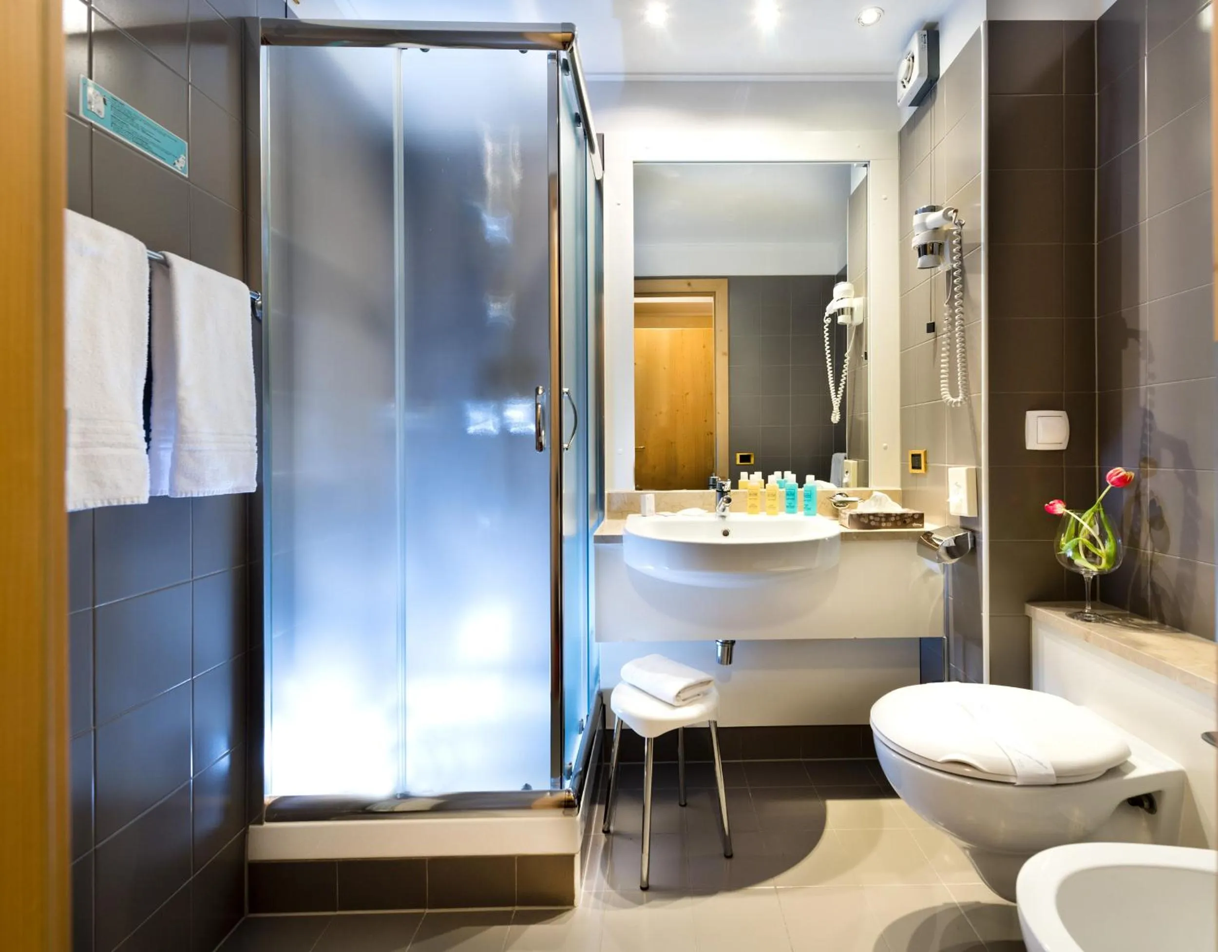 Bathroom in Hotel La Perla Wellness & Beauty