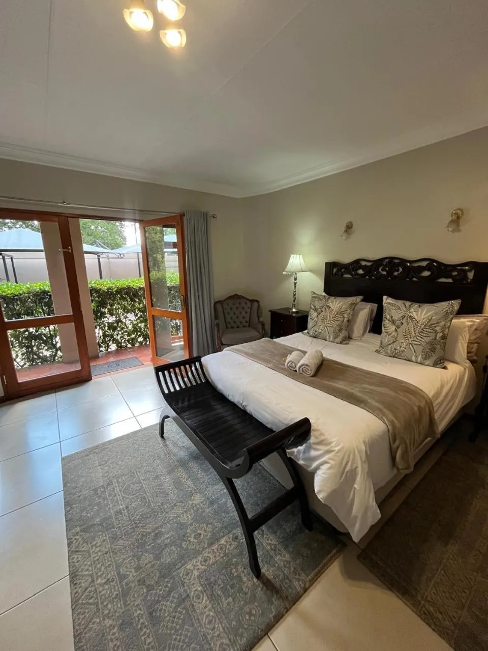 Bed in Del Roza Guest House