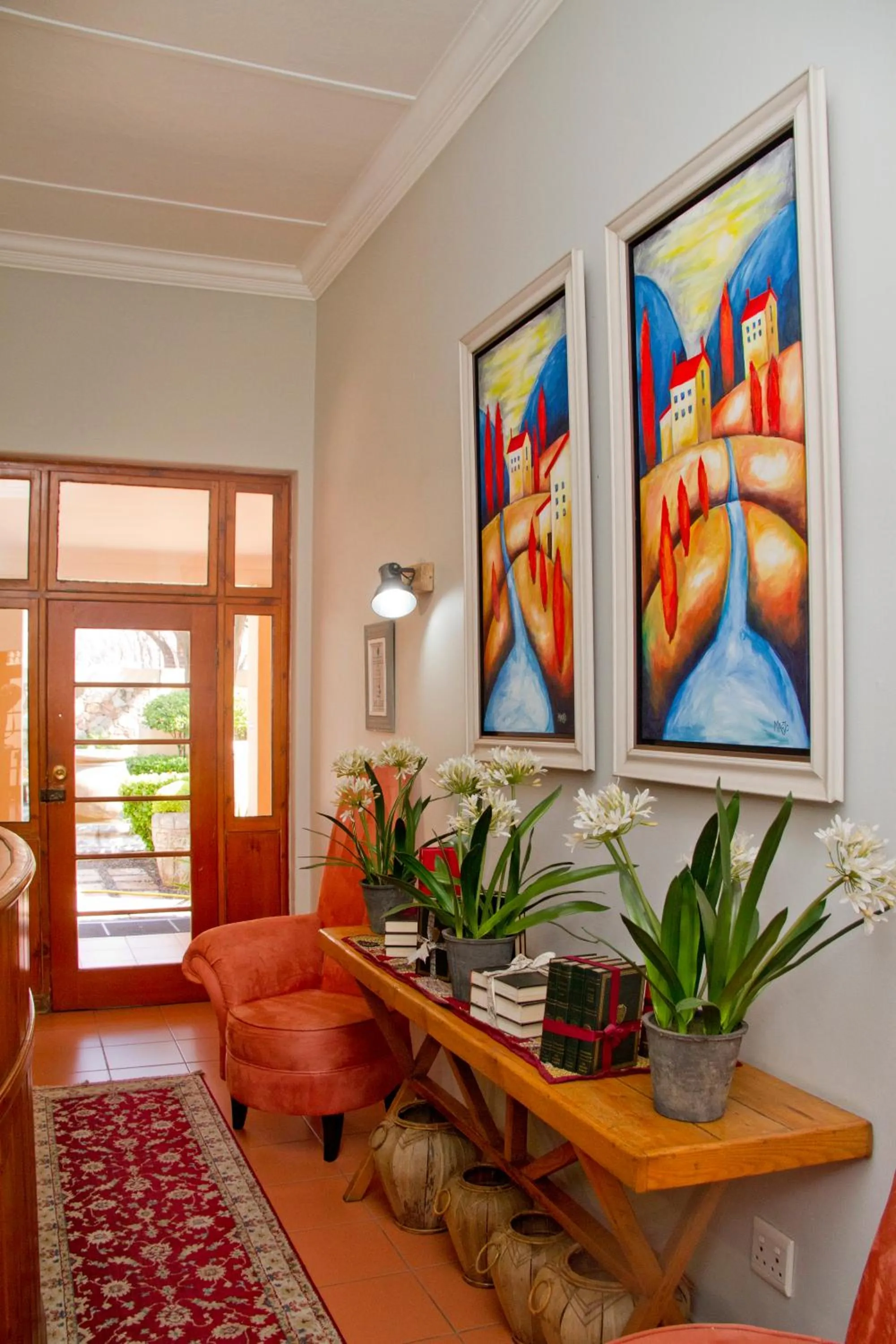 Lobby or reception in Del Roza Guest House