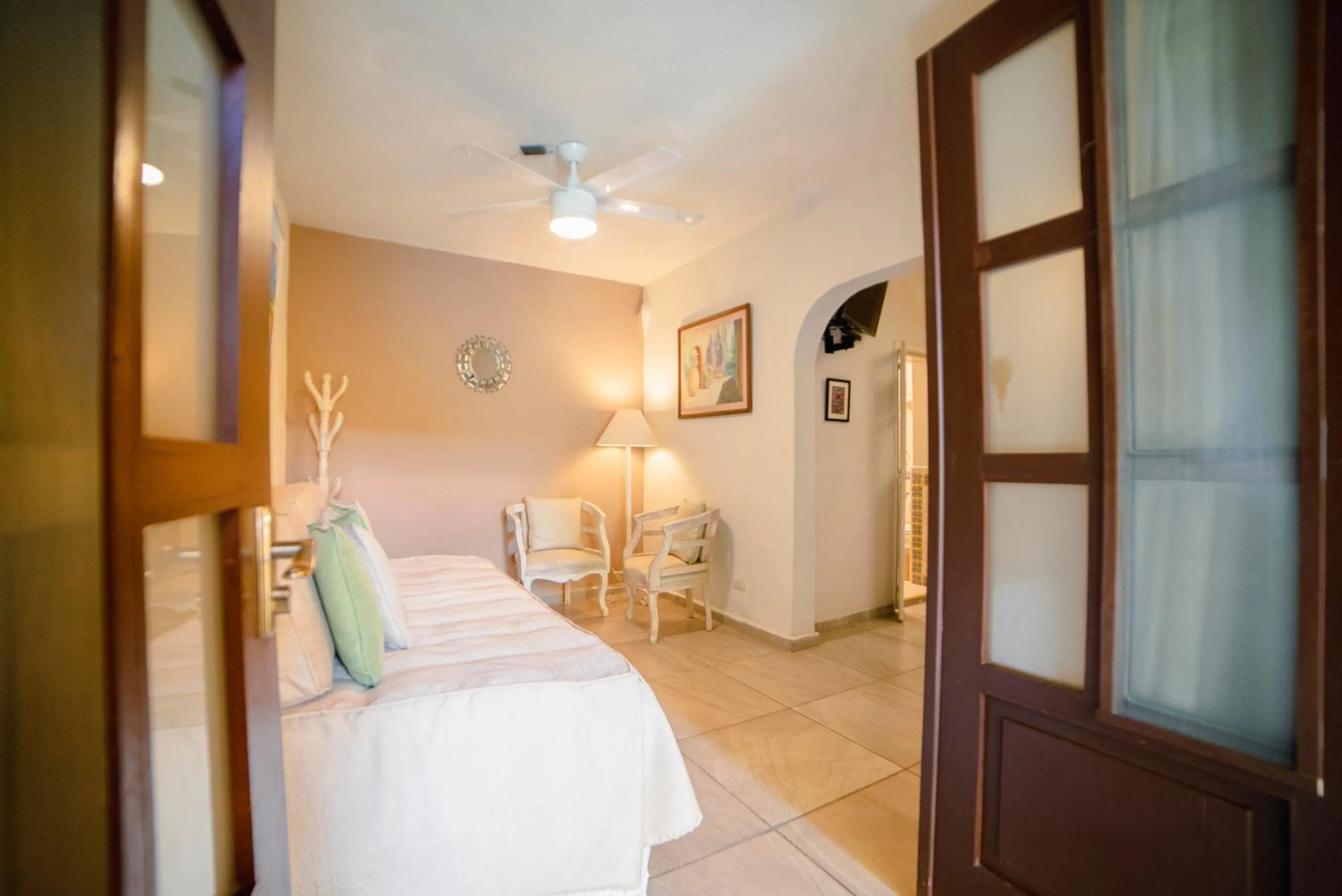 Bedroom, Bed in Villa Mirasol