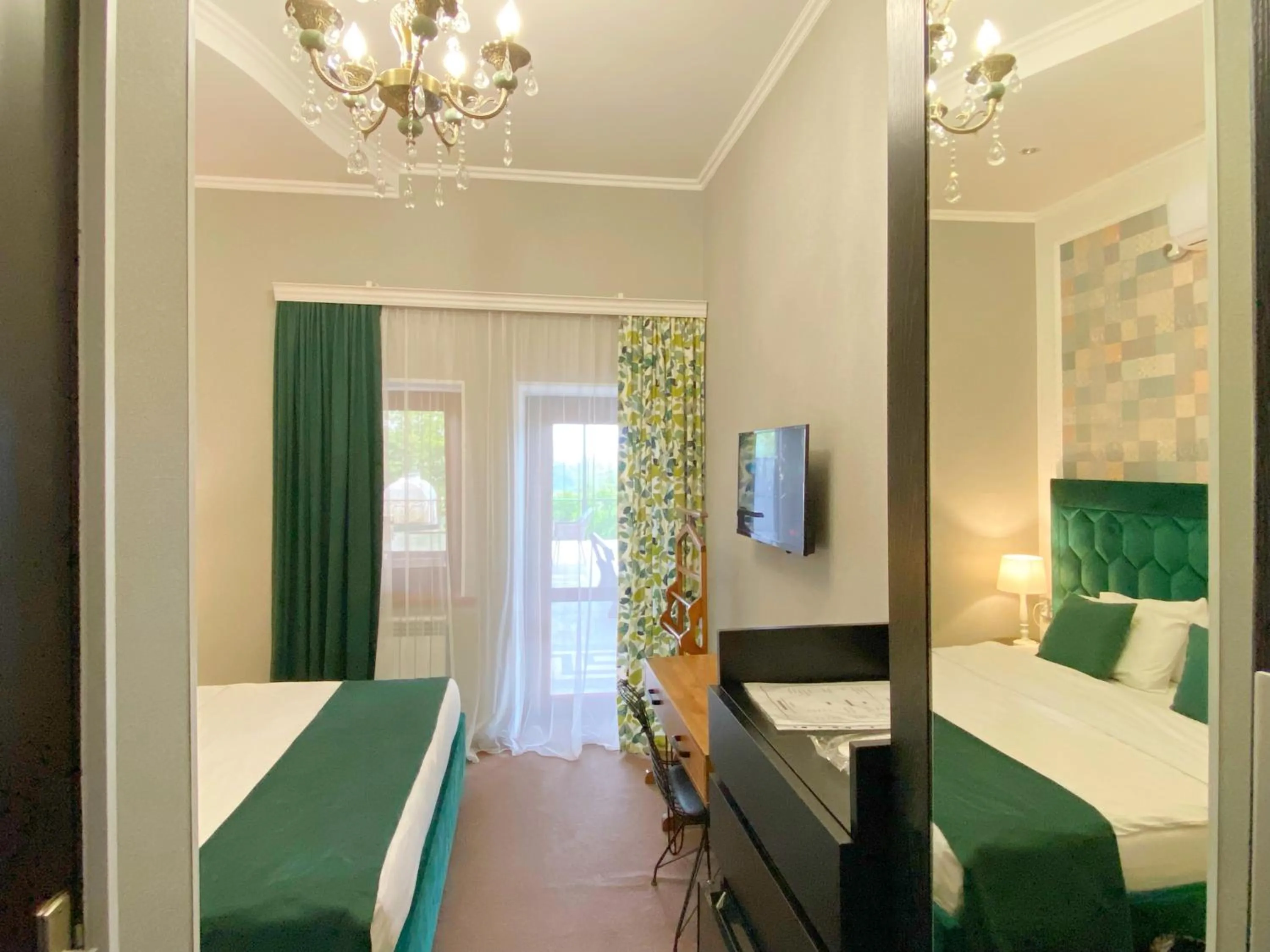 Bed in Hotel Orange Kutaisi