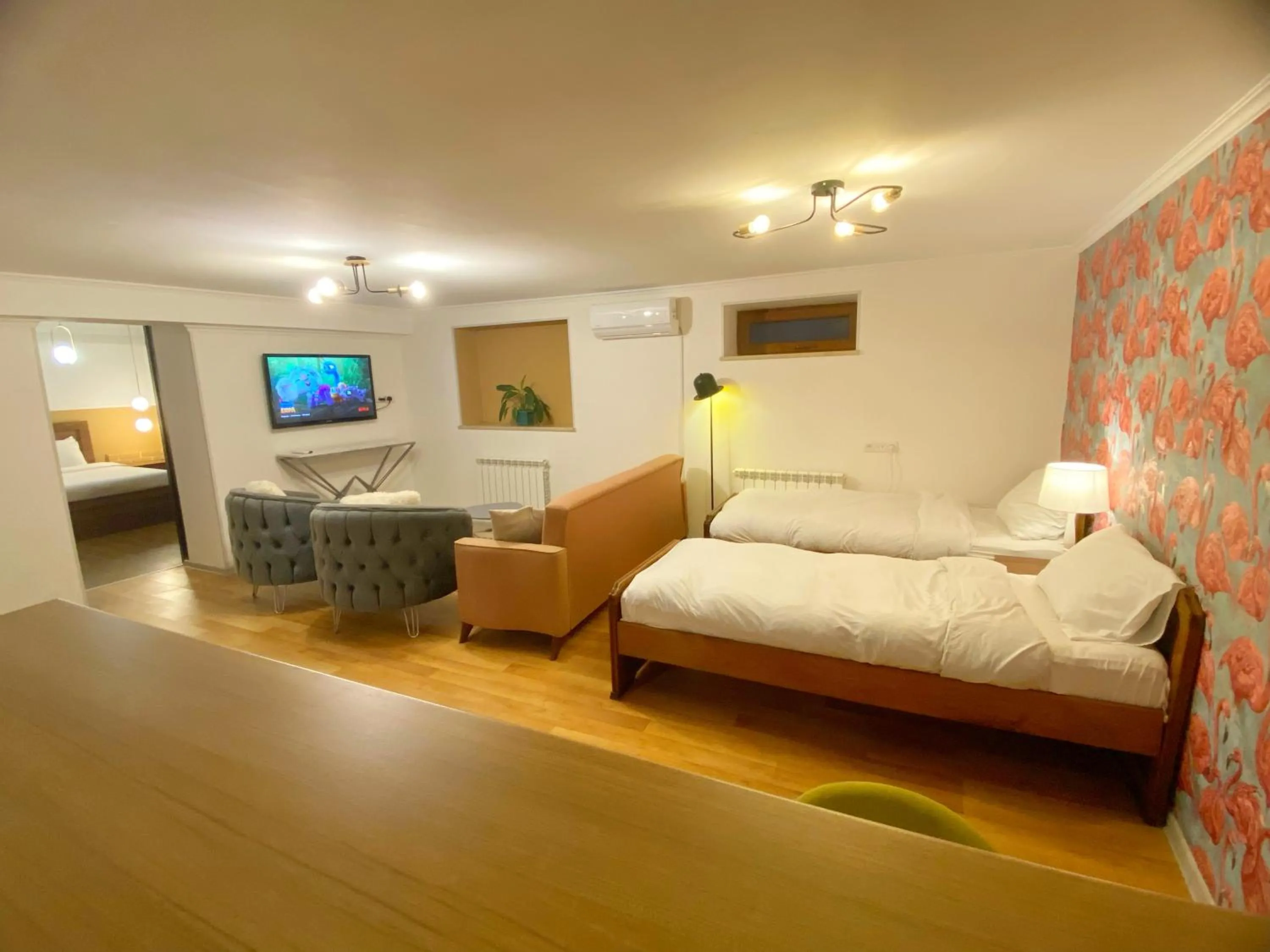 Bed in Hotel Orange Kutaisi