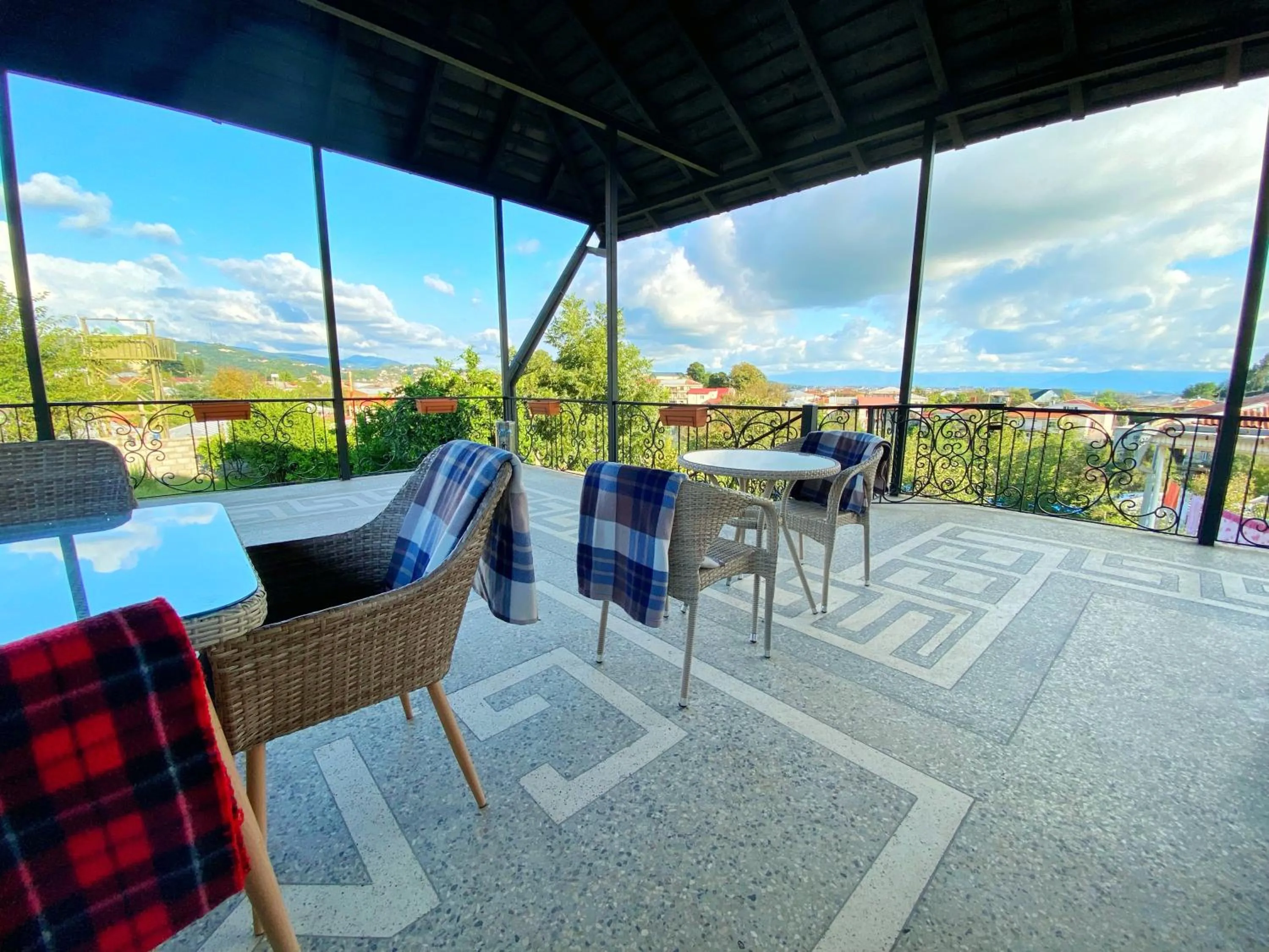 Patio in Hotel Orange Kutaisi