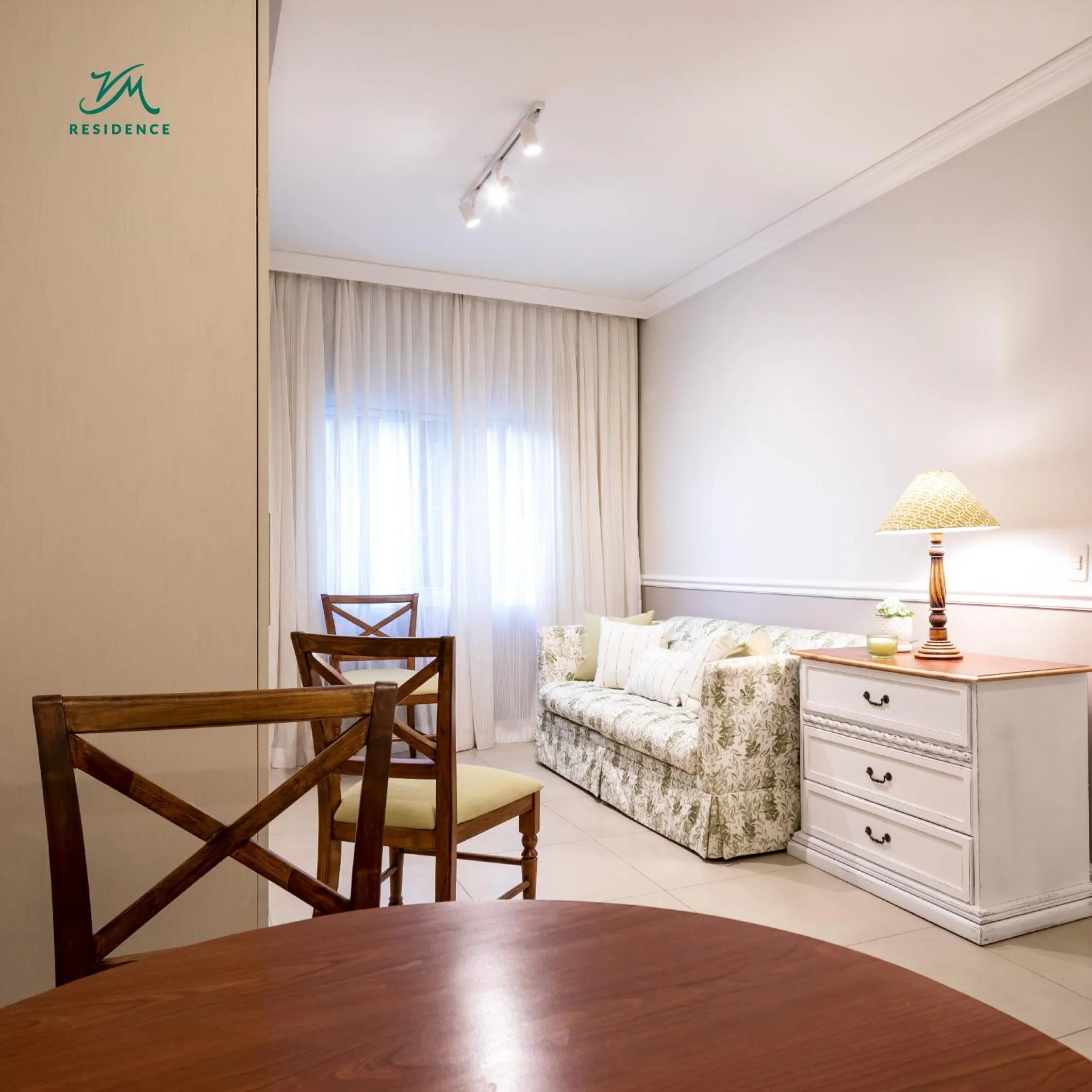 Living room in Hotel Villa Morra Suites