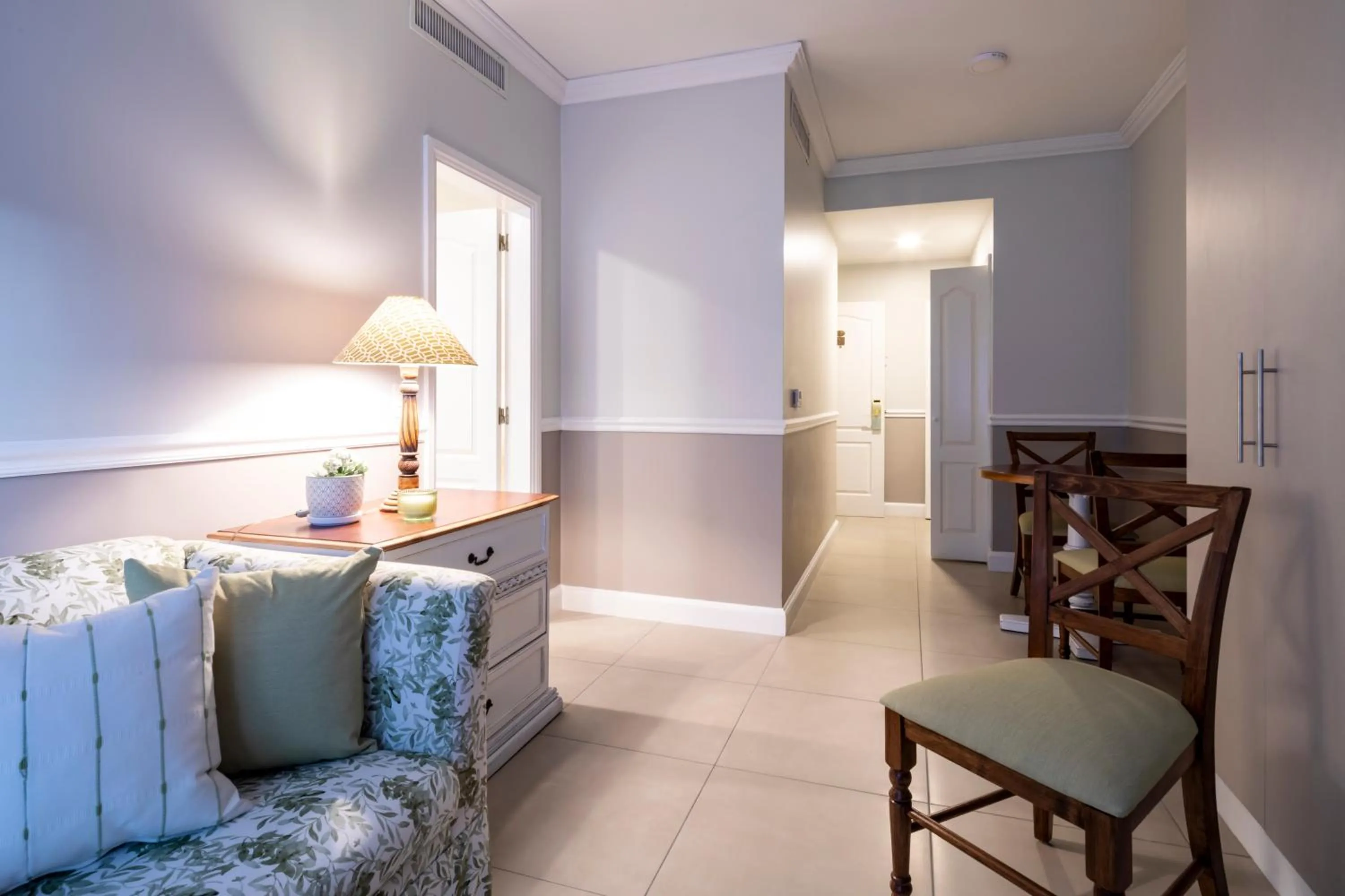 Living room in Hotel Villa Morra Suites