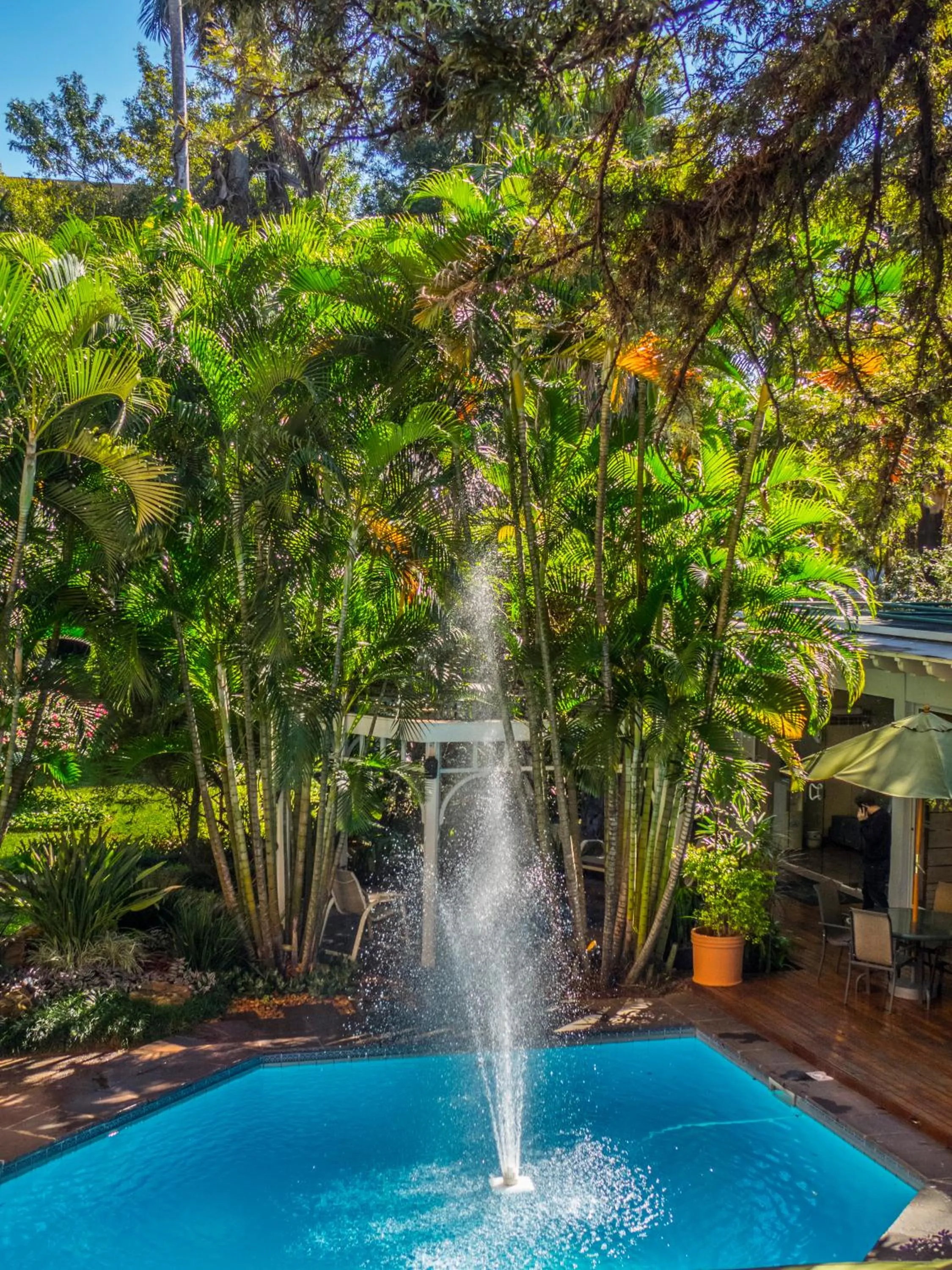 Swimming pool in Hotel Villa Morra Suites