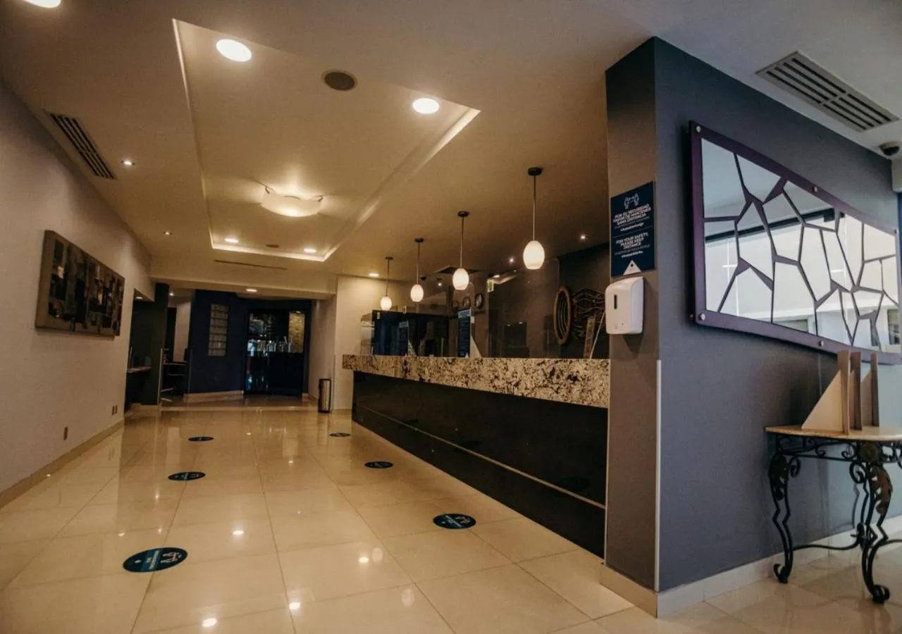 Lobby or reception in Hotel Calafia