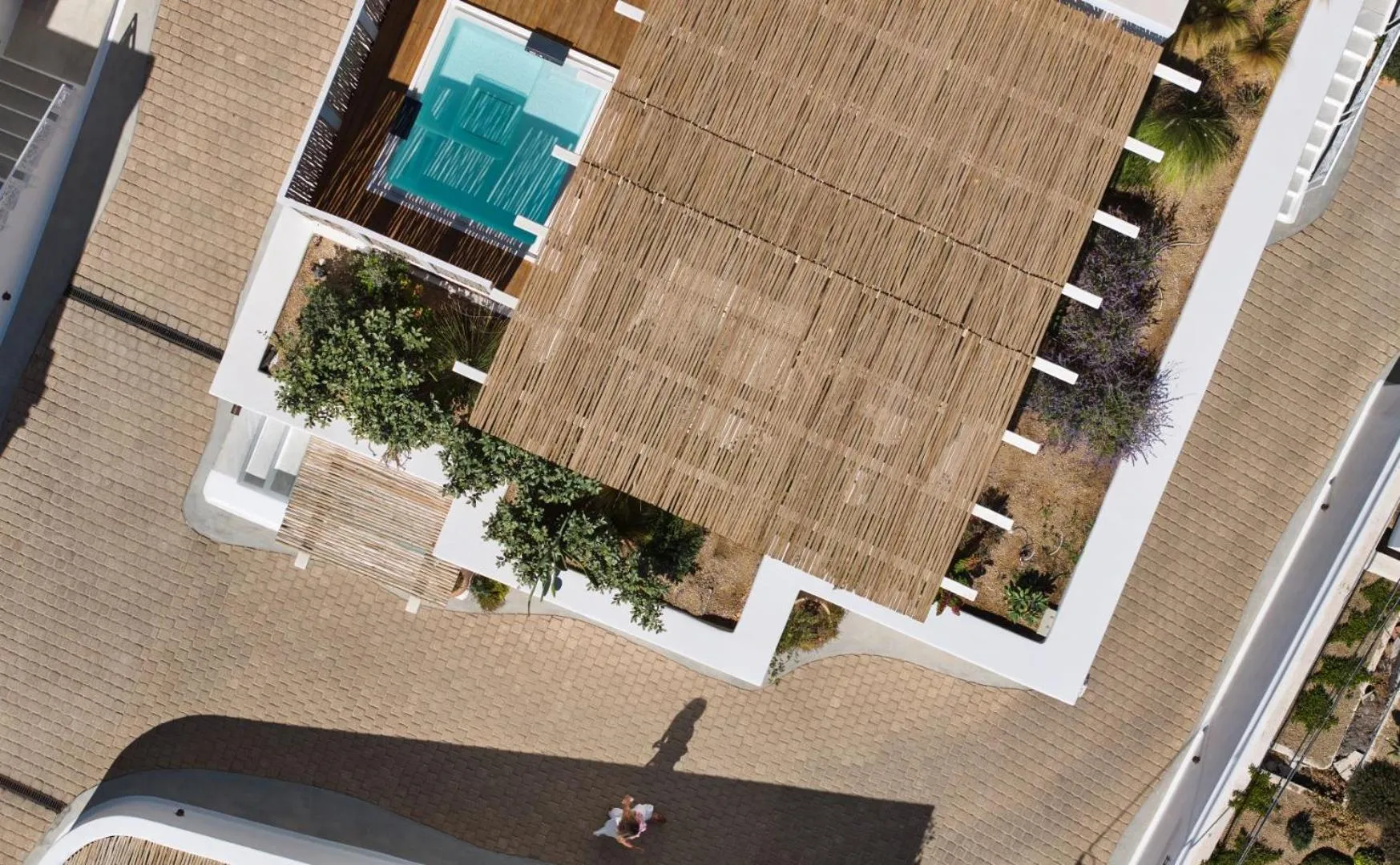 Bird's eye view in Nammos Hotel Mykonos