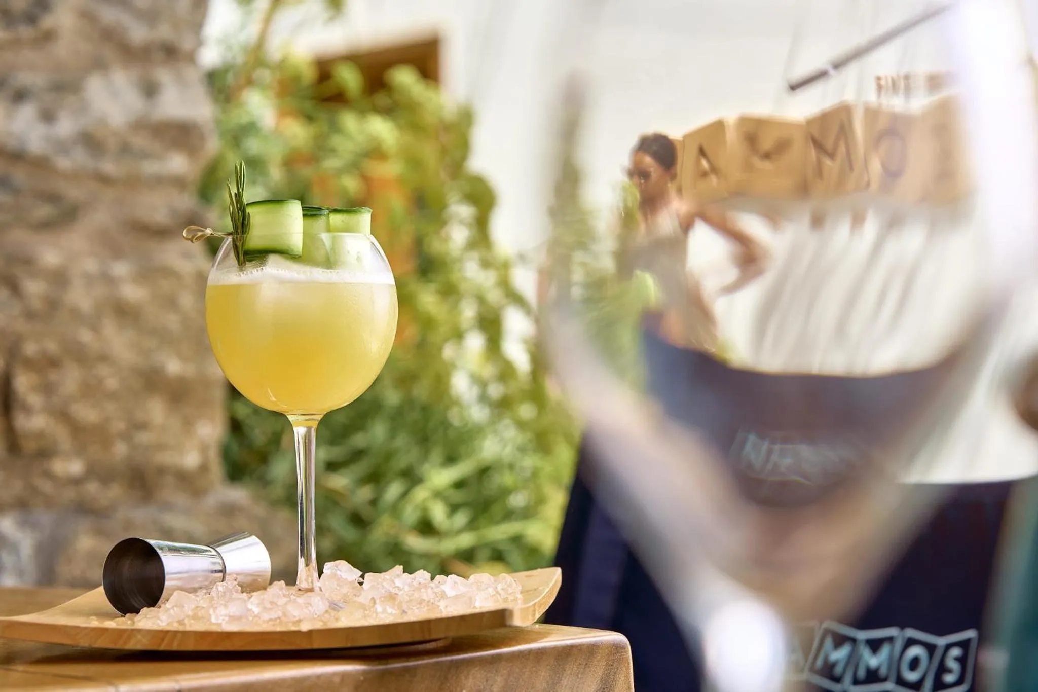 Lounge or bar in Nammos Hotel Mykonos