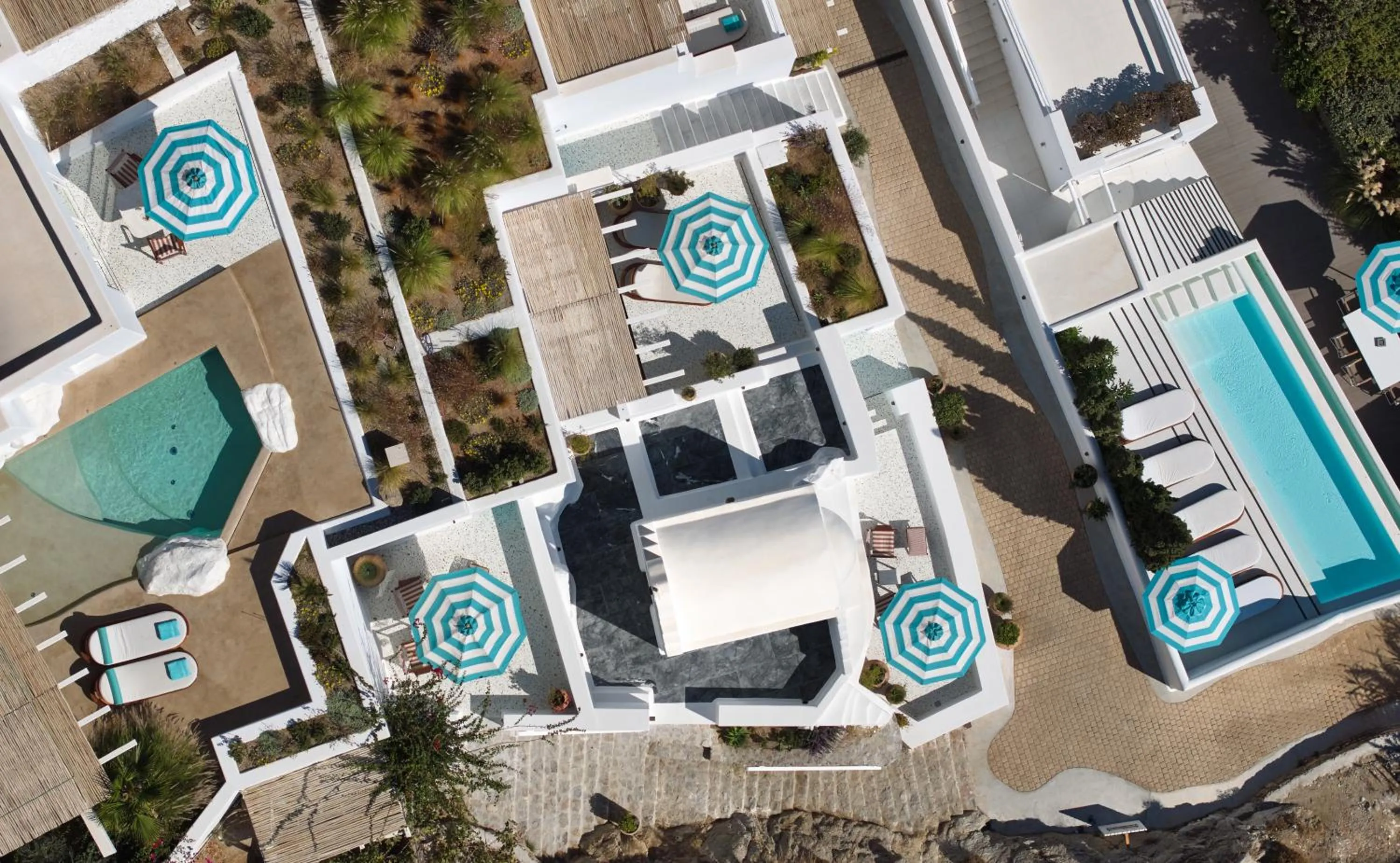 Property building in Nammos Hotel Mykonos