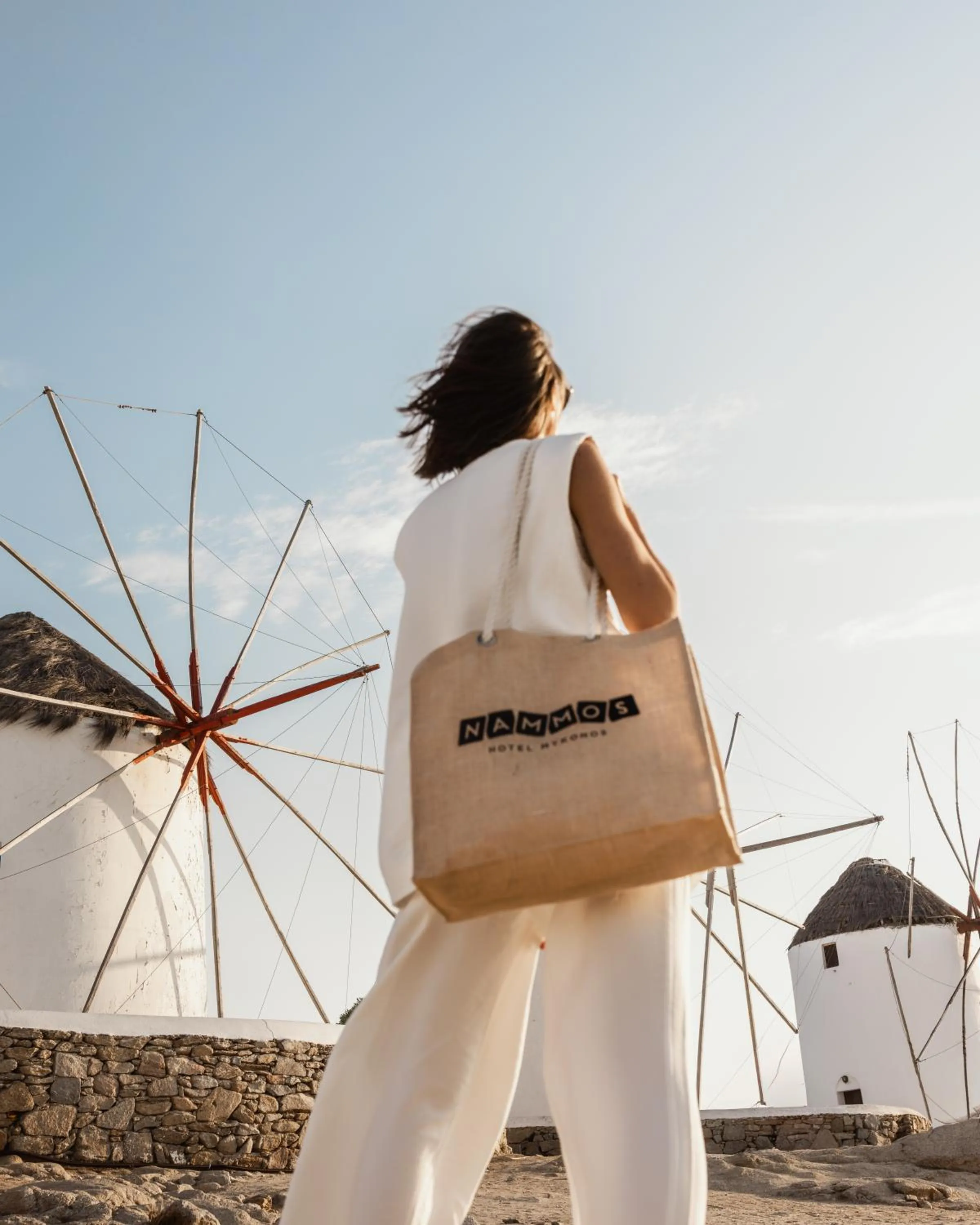 People in Nammos Hotel Mykonos