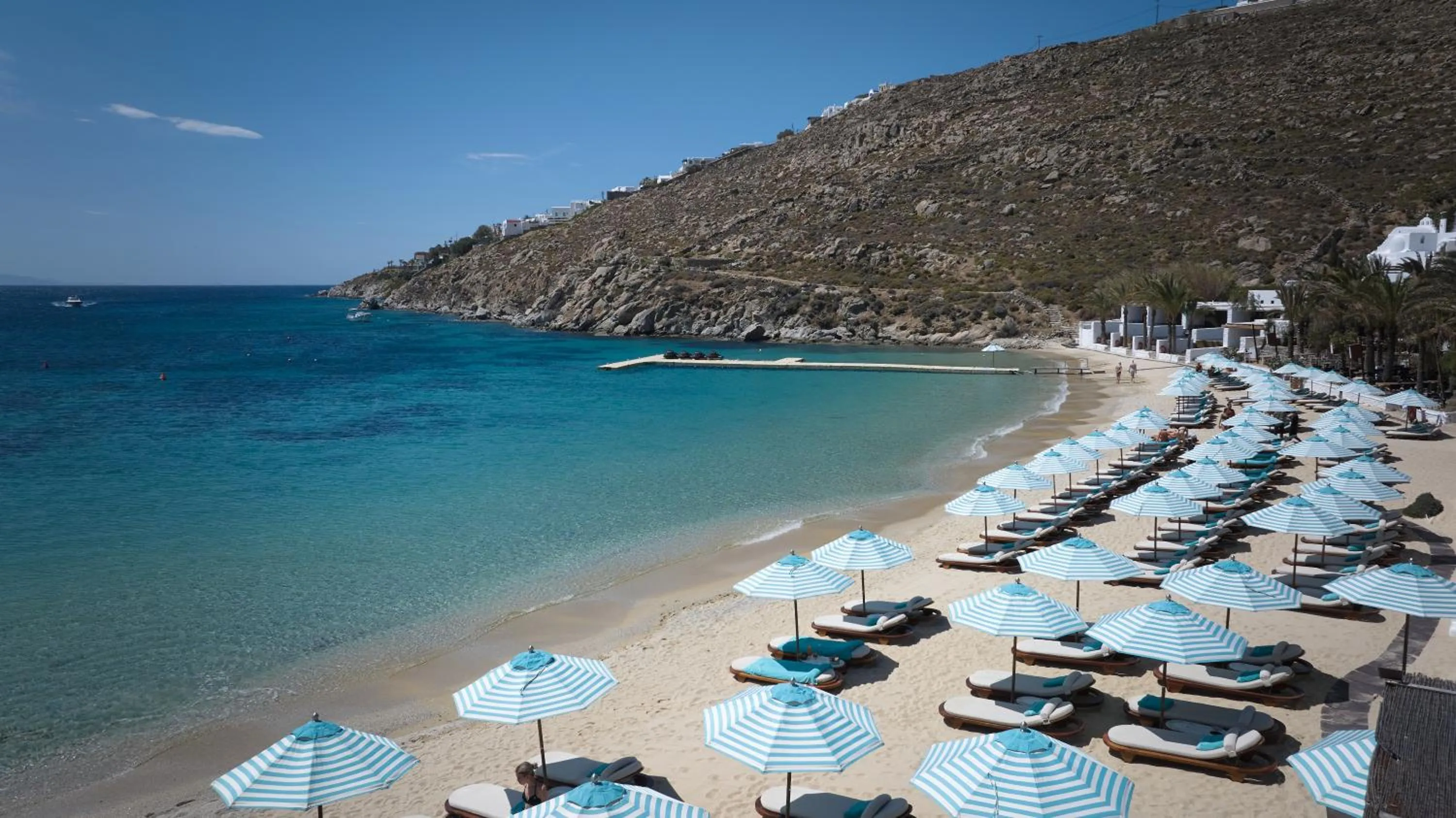 Beach in Nammos Hotel Mykonos