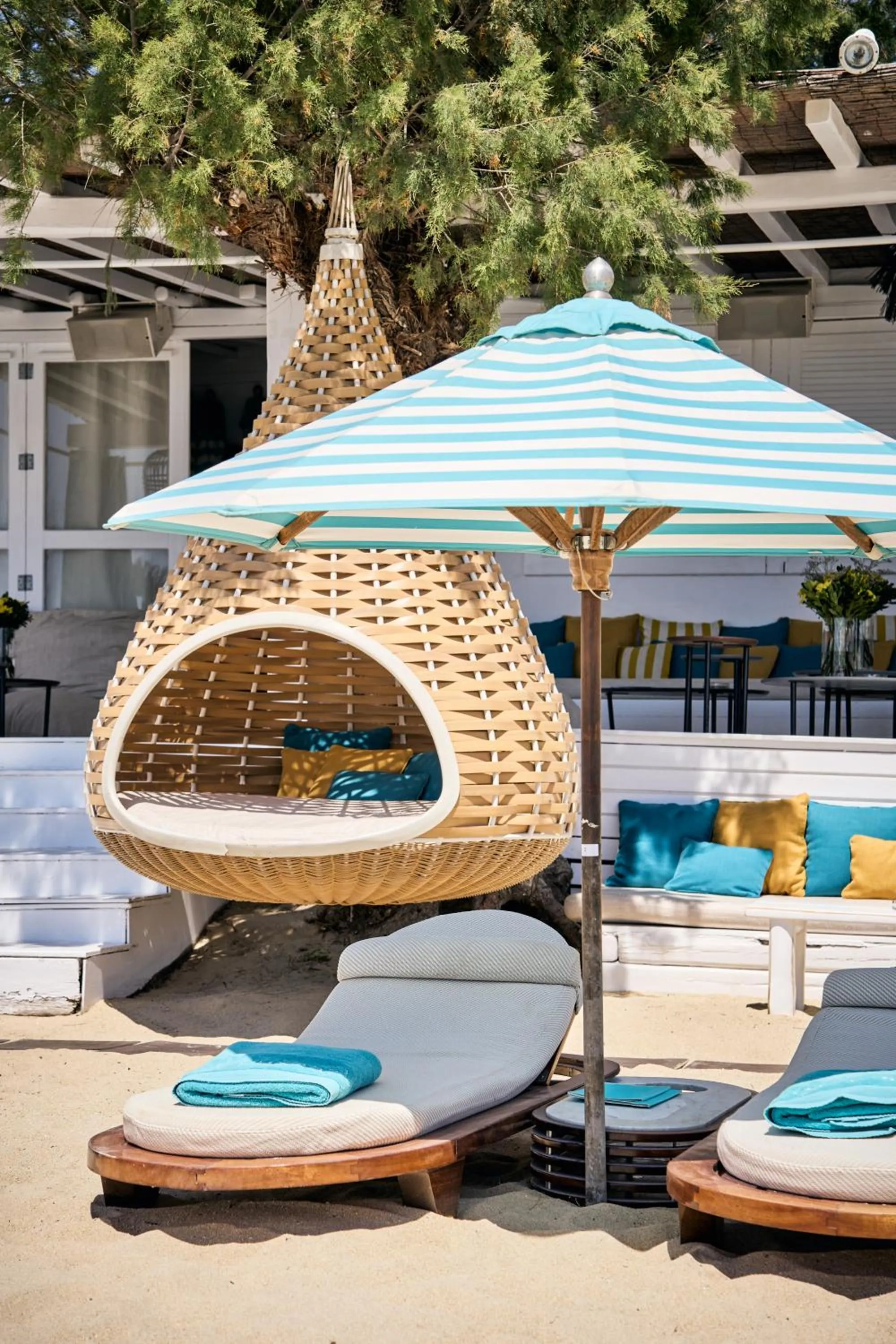 Beach in Nammos Hotel Mykonos