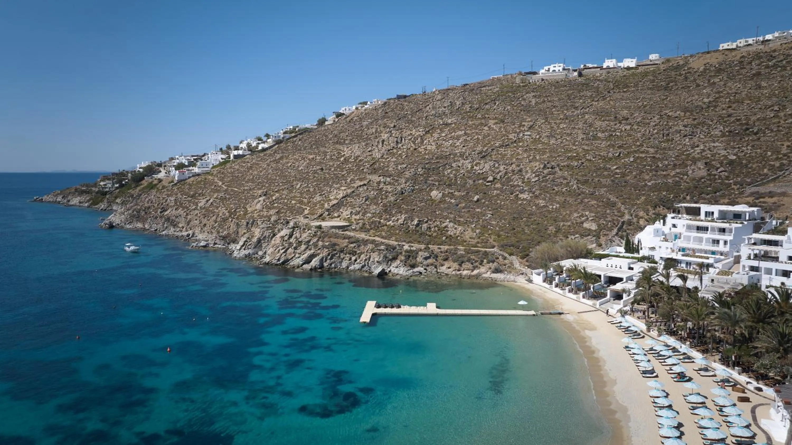 Beach in Nammos Hotel Mykonos