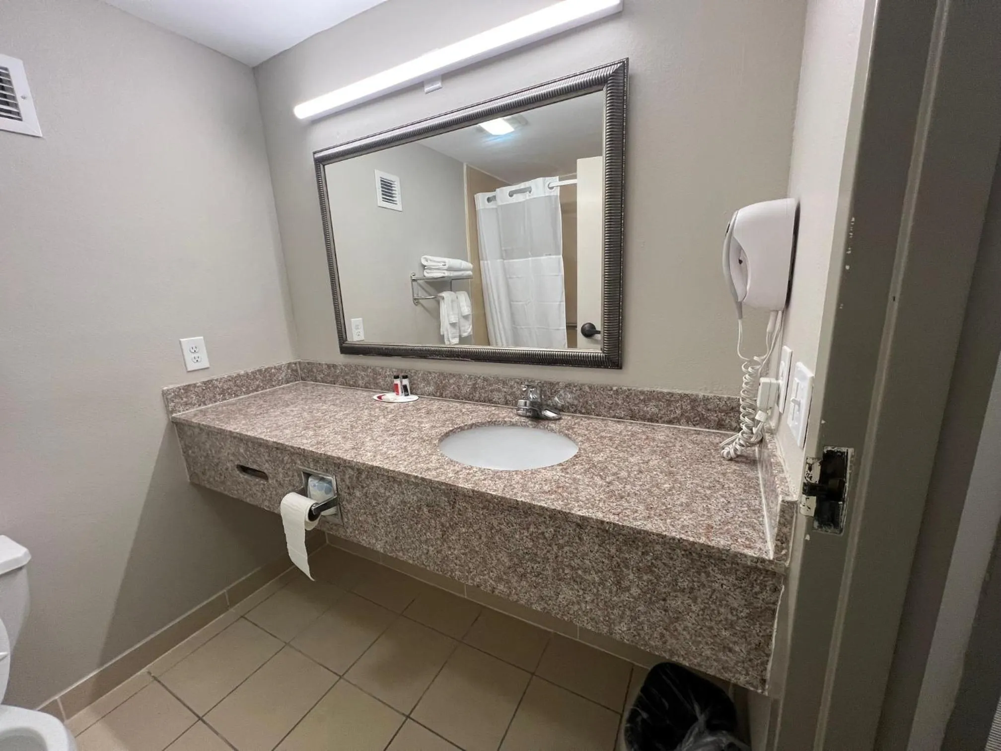 Bathroom in Days Inn by Wyndham LaPlace- New Orleans