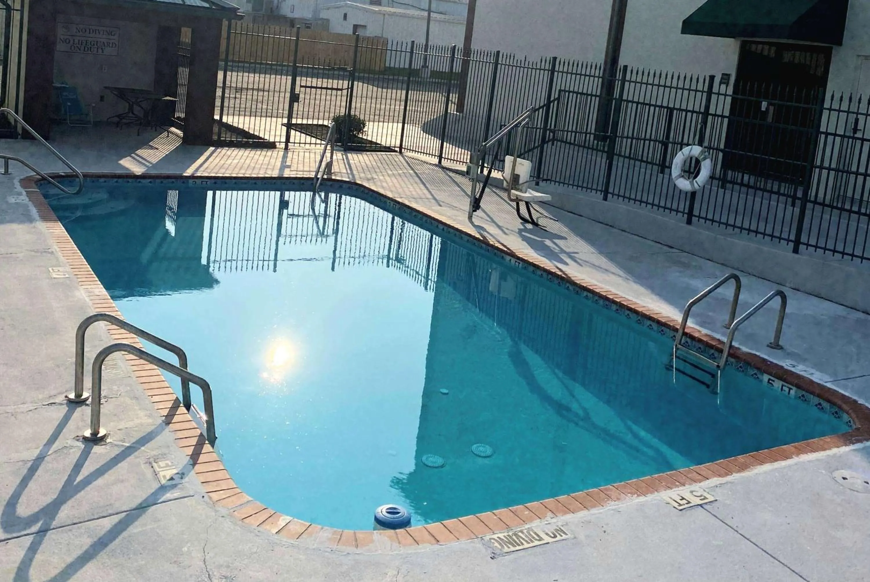 Pool view in Days Inn by Wyndham LaPlace- New Orleans