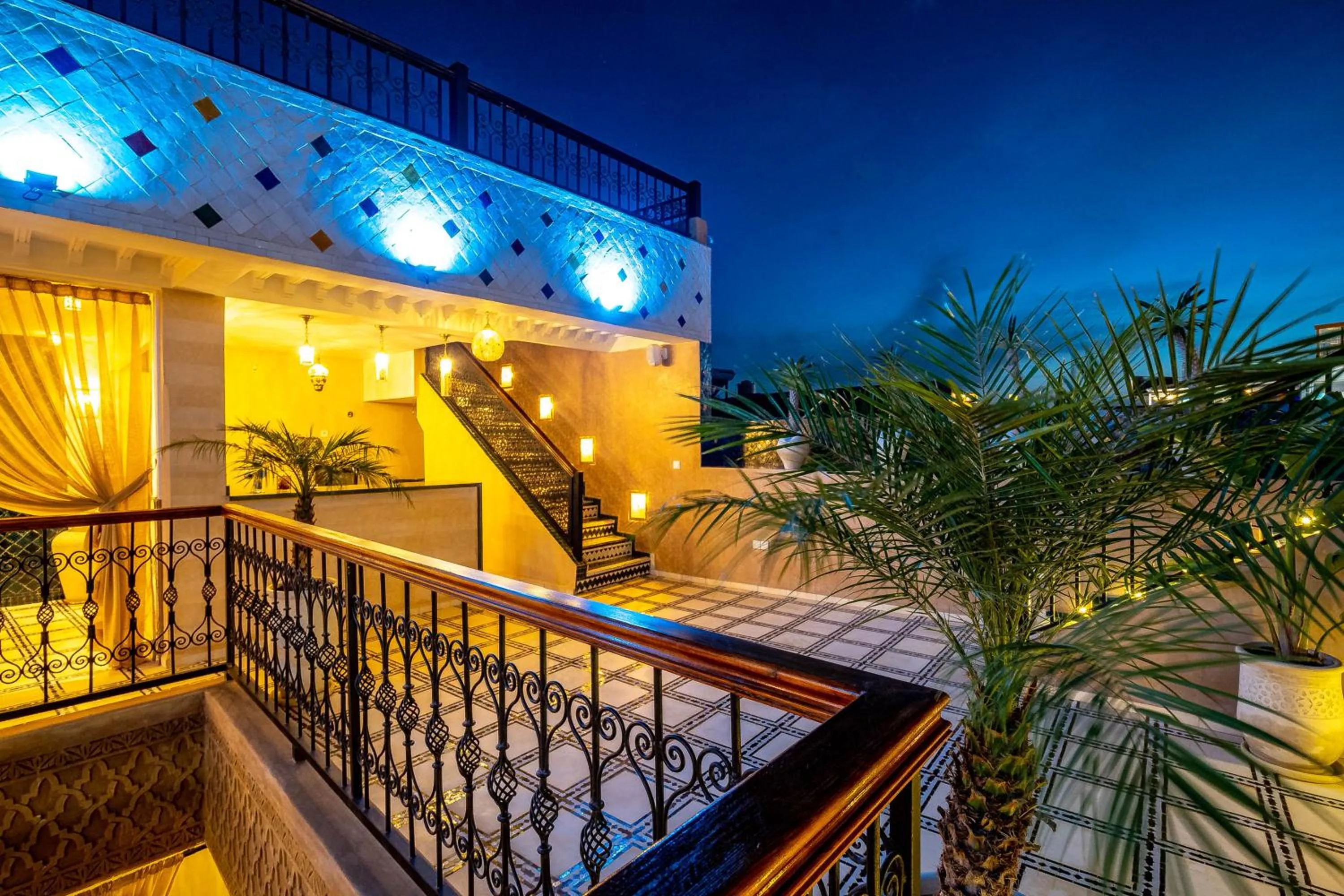 Patio in Riad Hamdane Rooftop & SPA