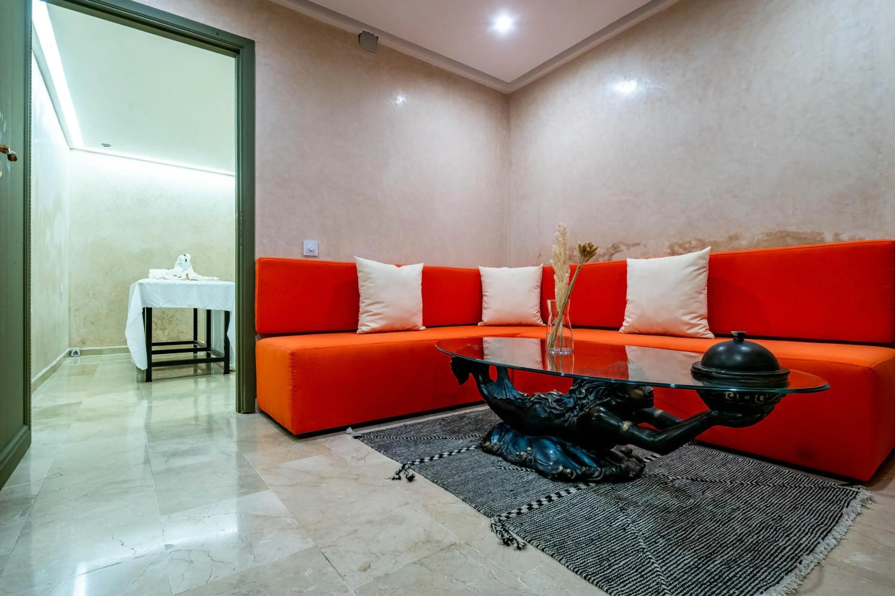 Living room in Riad Hamdane Rooftop & SPA