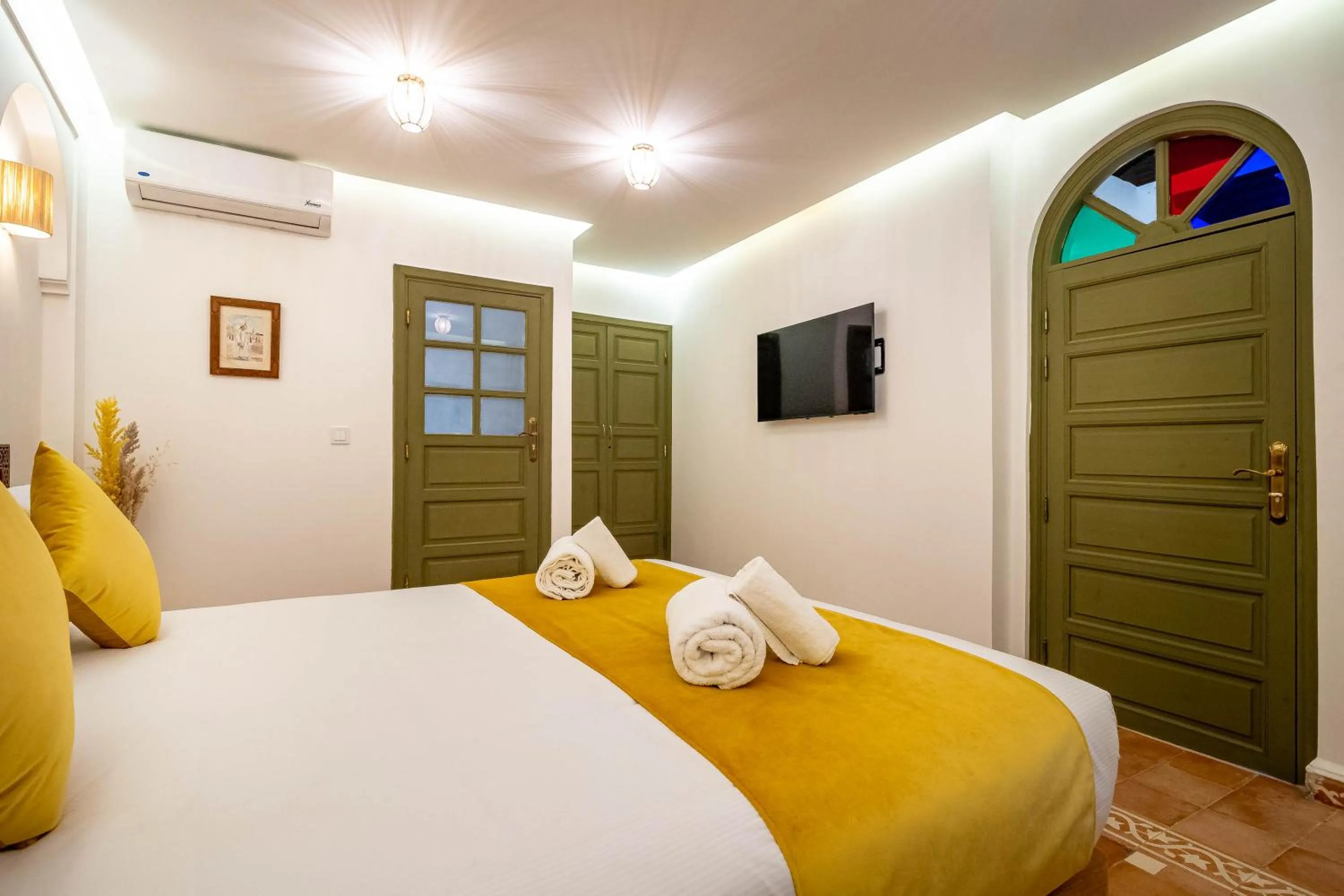 Bed in Riad Hamdane Rooftop & SPA