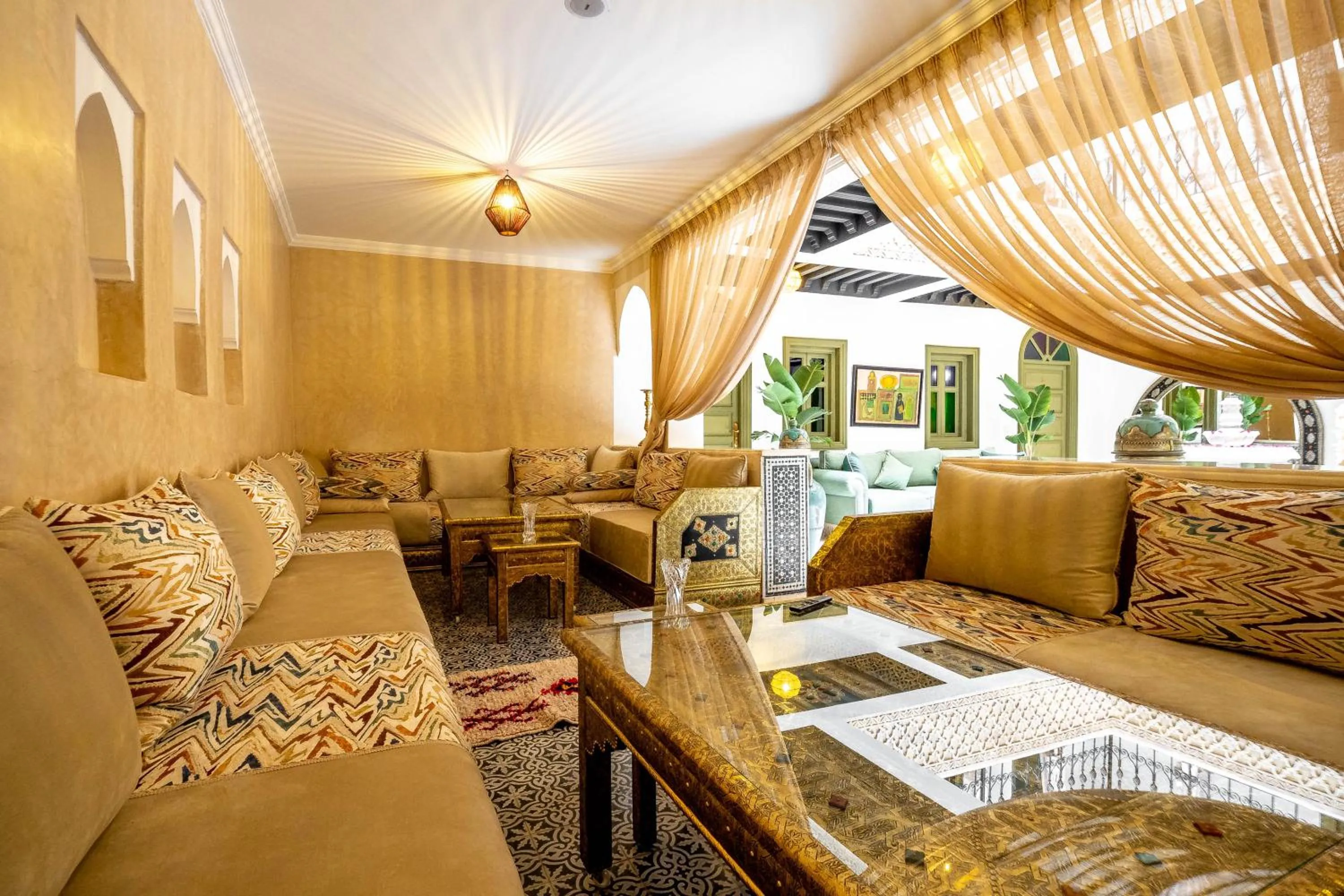 Living room in Riad Hamdane Rooftop & SPA