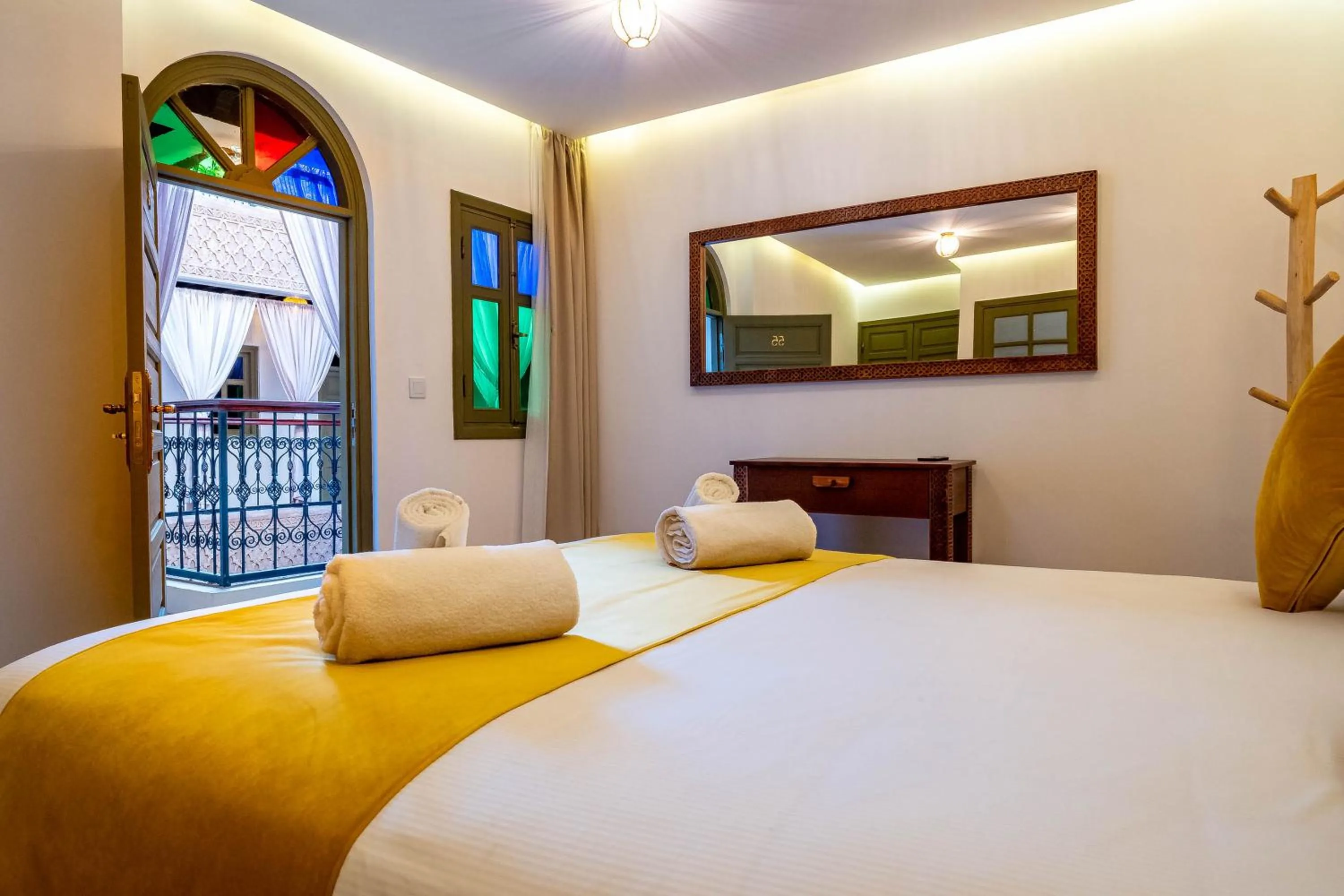 Bed in Riad Hamdane Rooftop & SPA