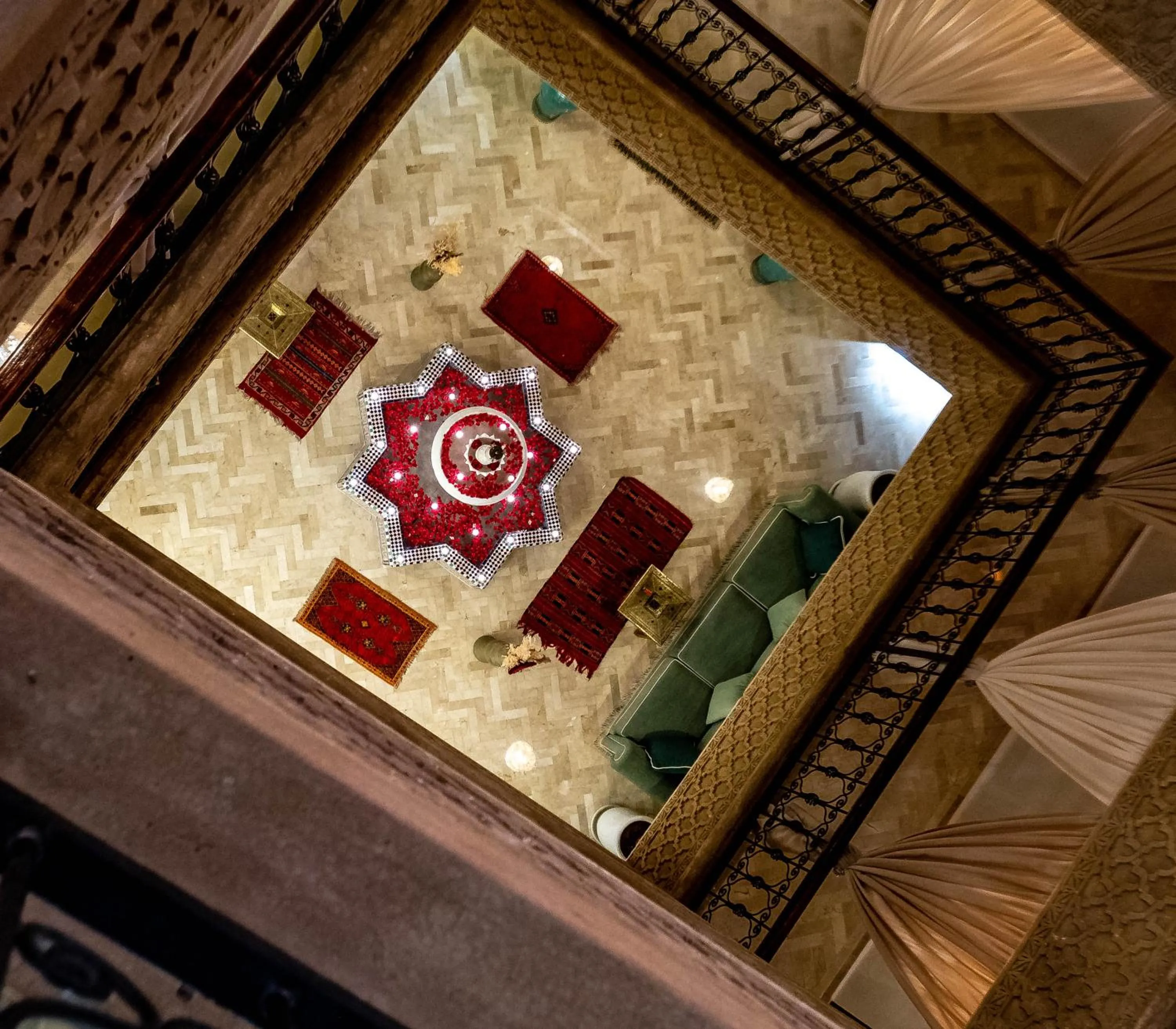 Decorative detail in Riad Hamdane Rooftop & SPA