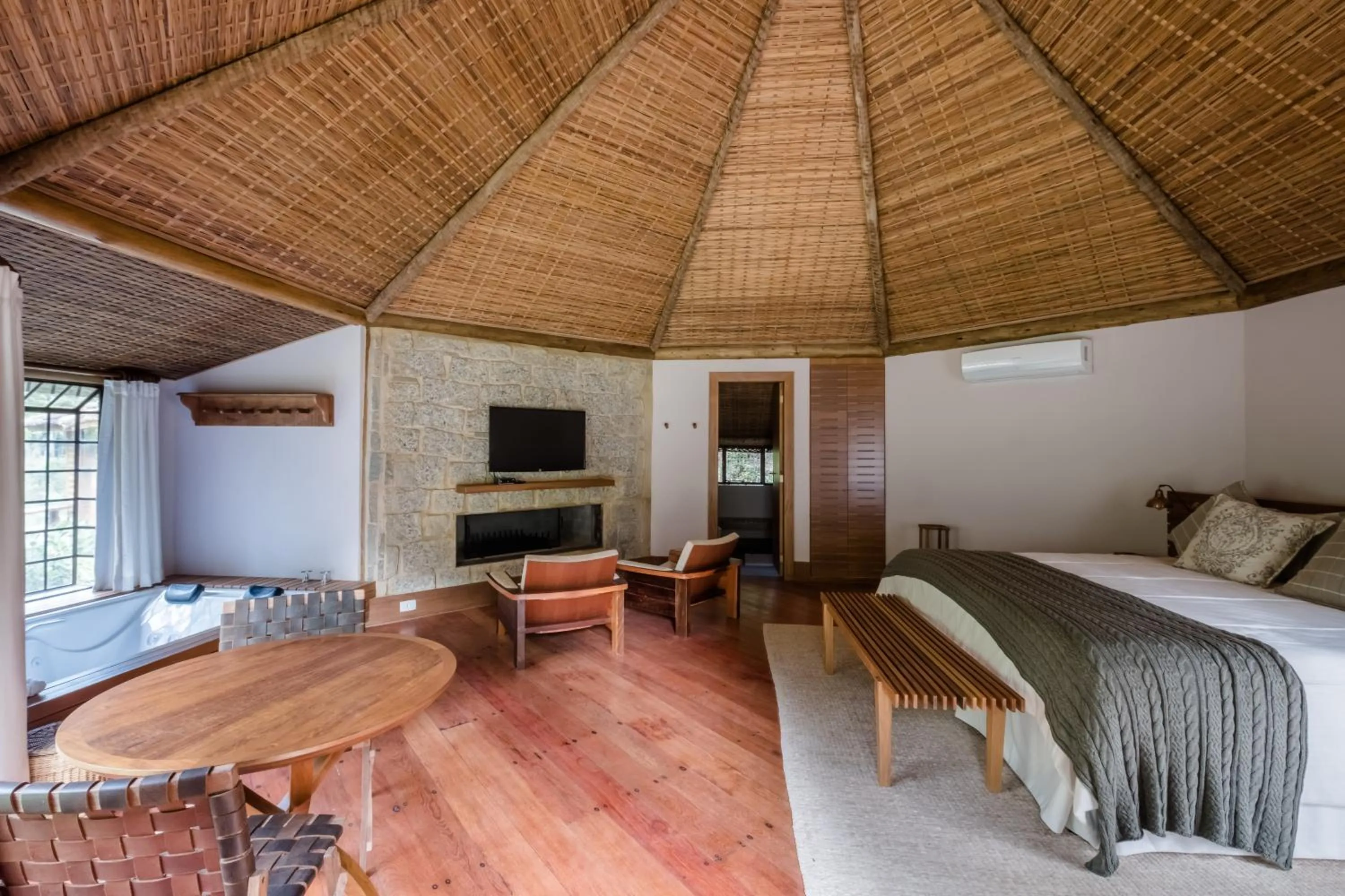 Bed in Pousada Tankamana