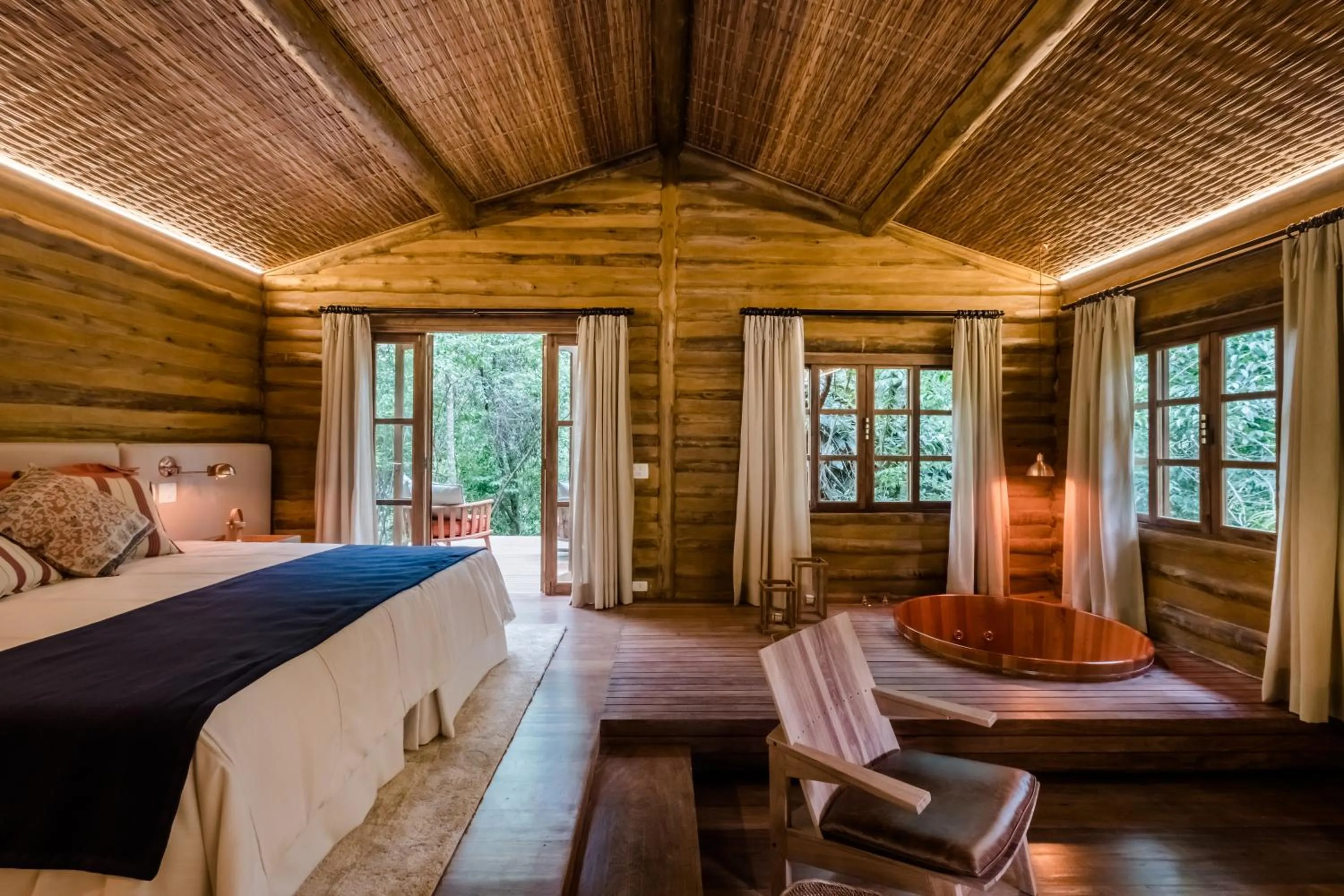 Bed in Pousada Tankamana