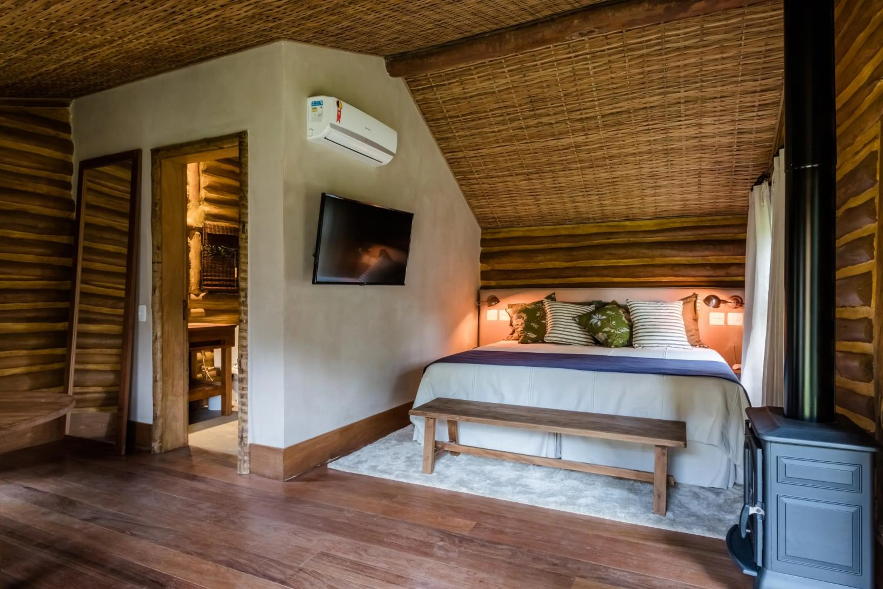 Bed in Pousada Tankamana