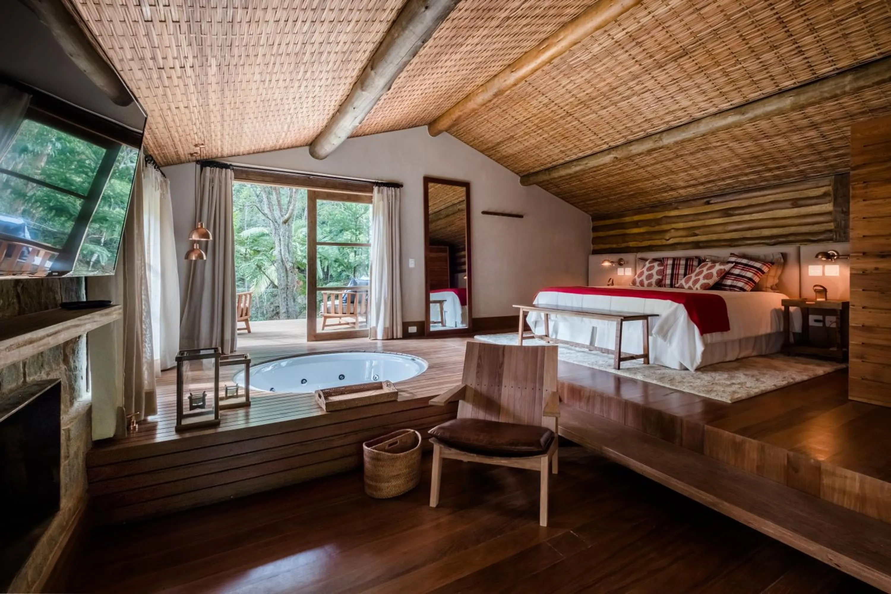 Bed in Pousada Tankamana