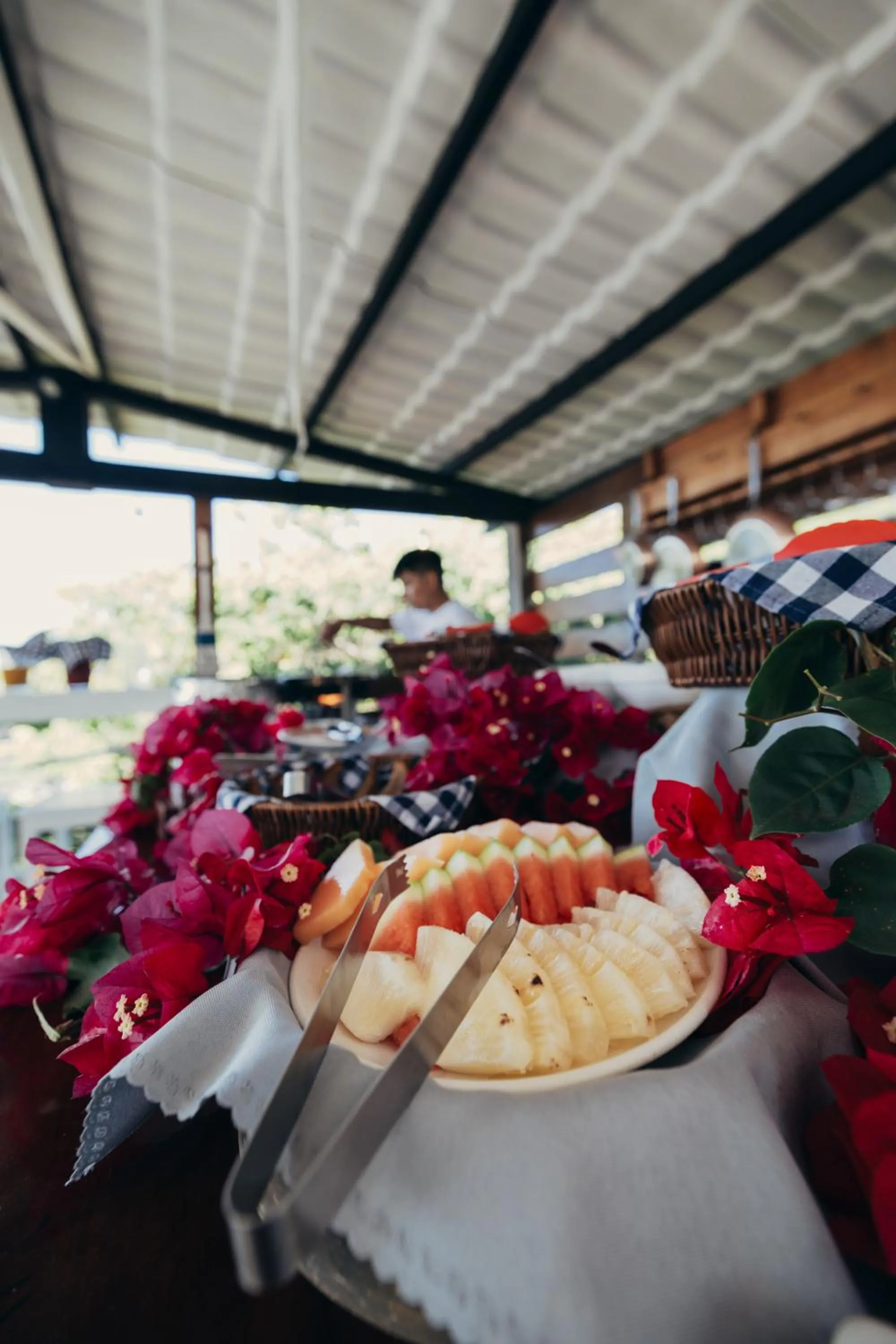 Breakfast in Blu Galapagos Sustainable Waterfront Lodge