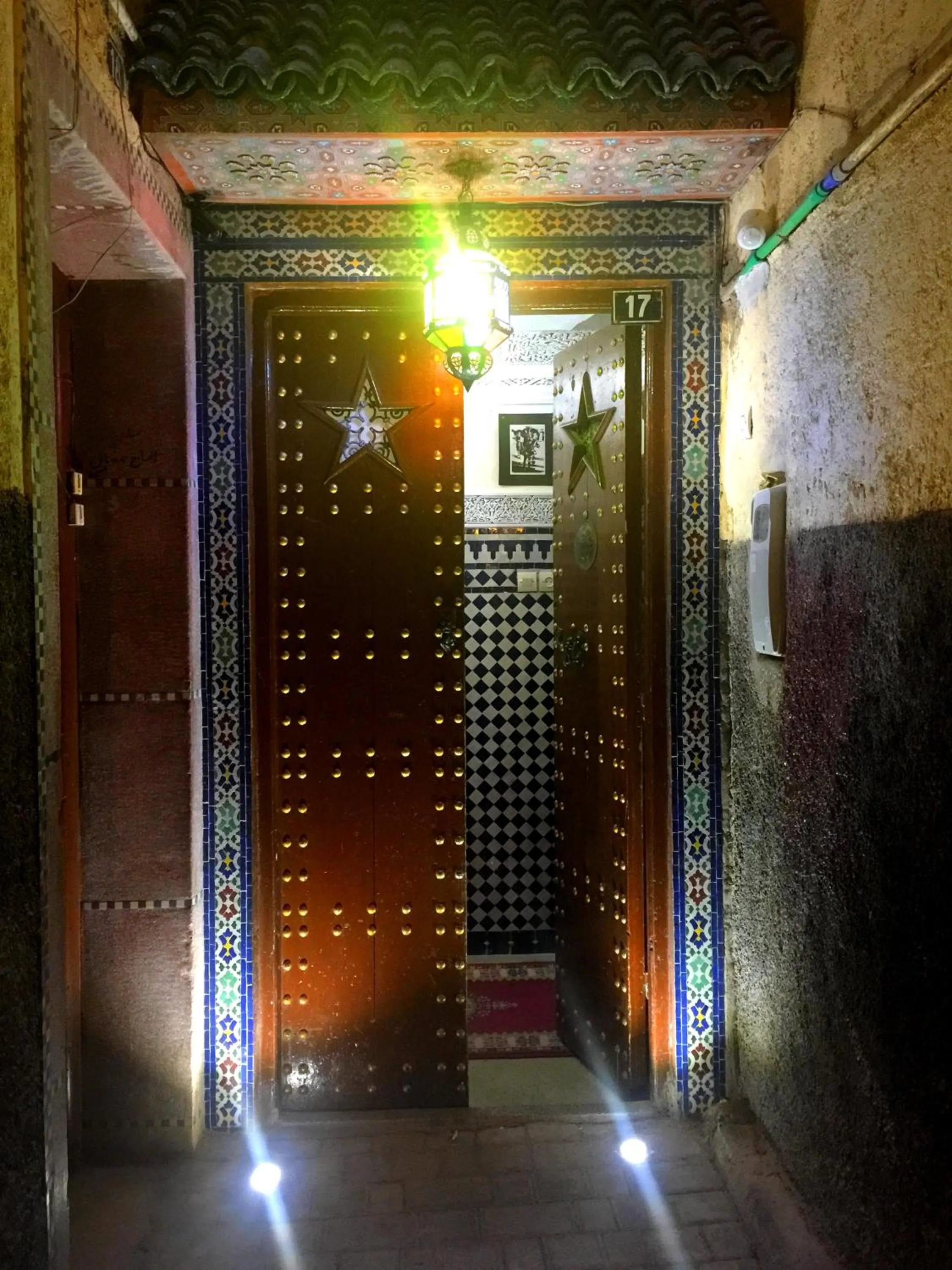 Facade/entrance in Riad Lalla Fatima