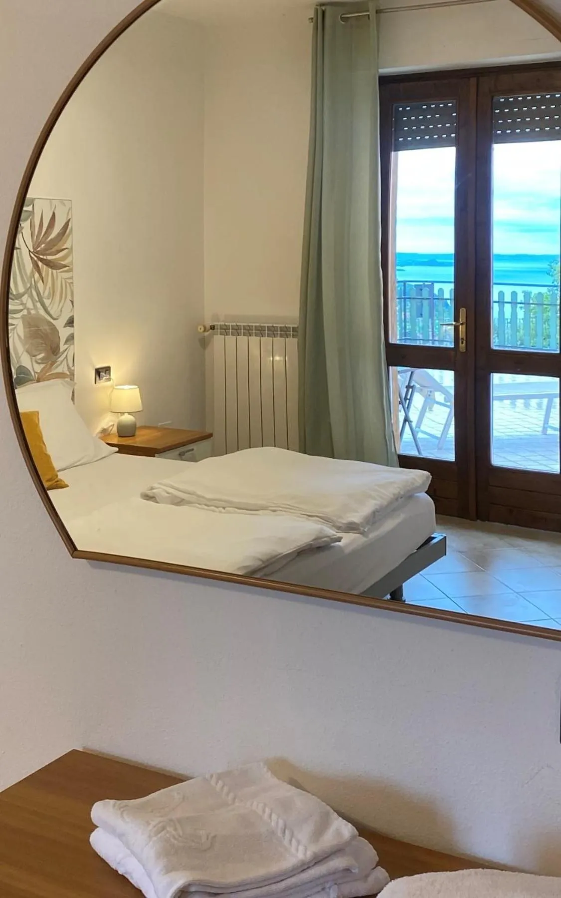 View (from property/room), Bed in Ca' ai Tigli