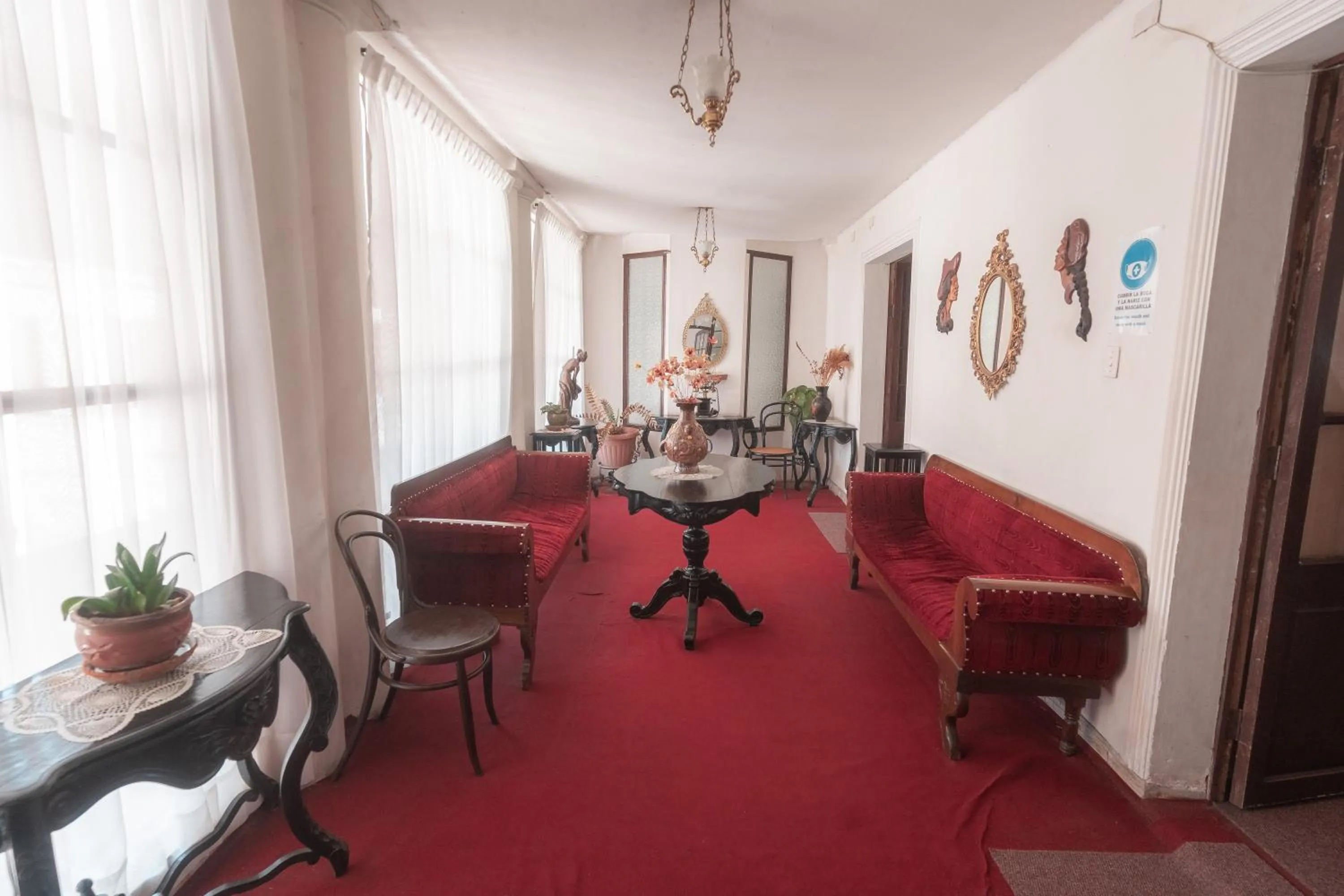 Dining area in Hostal Sucre