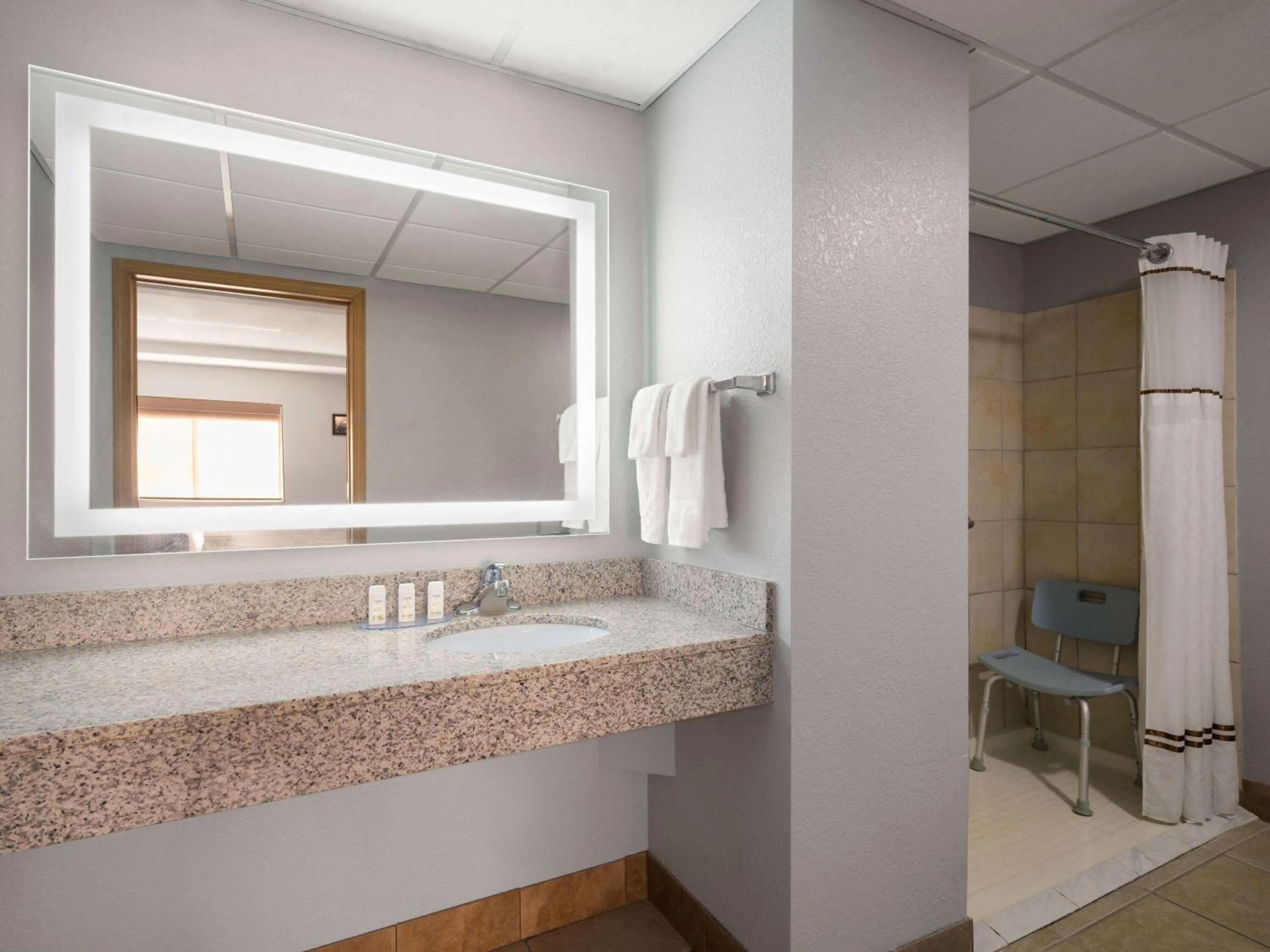 Shower in AmericInn by Wyndham Woodstock IL