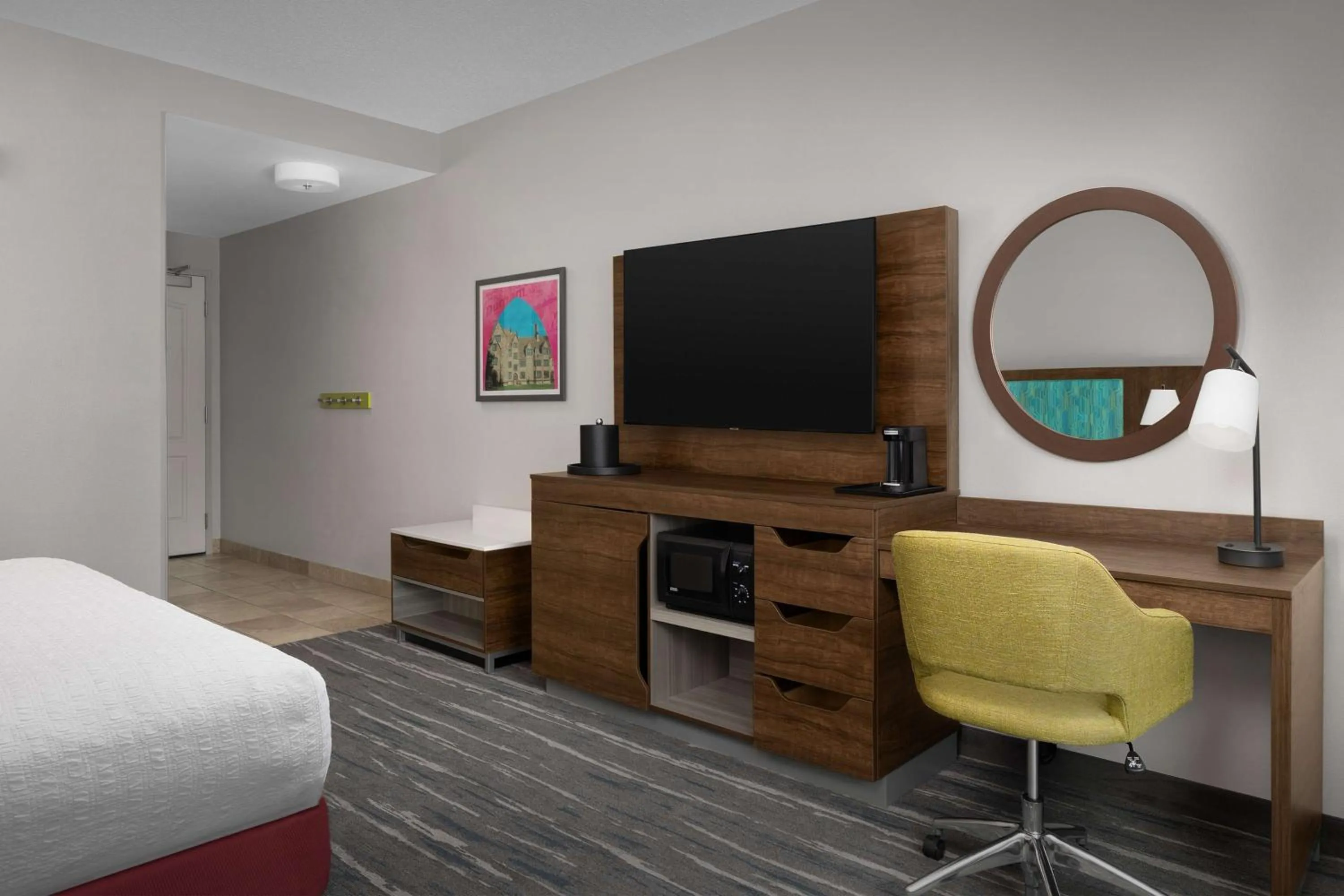 Bedroom, Bed in Hampton Inn & Suites Durham North I-85