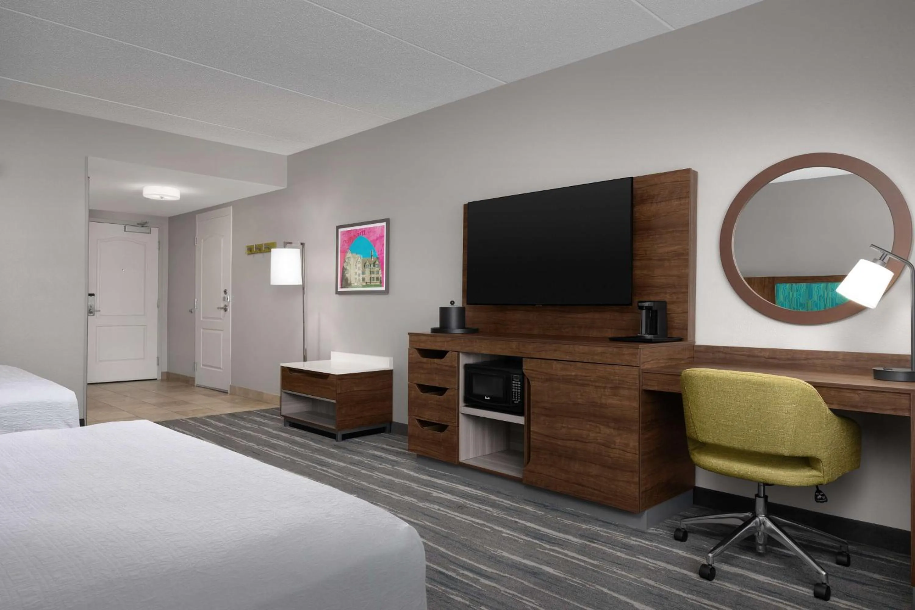 Bedroom, Bed in Hampton Inn & Suites Durham North I-85