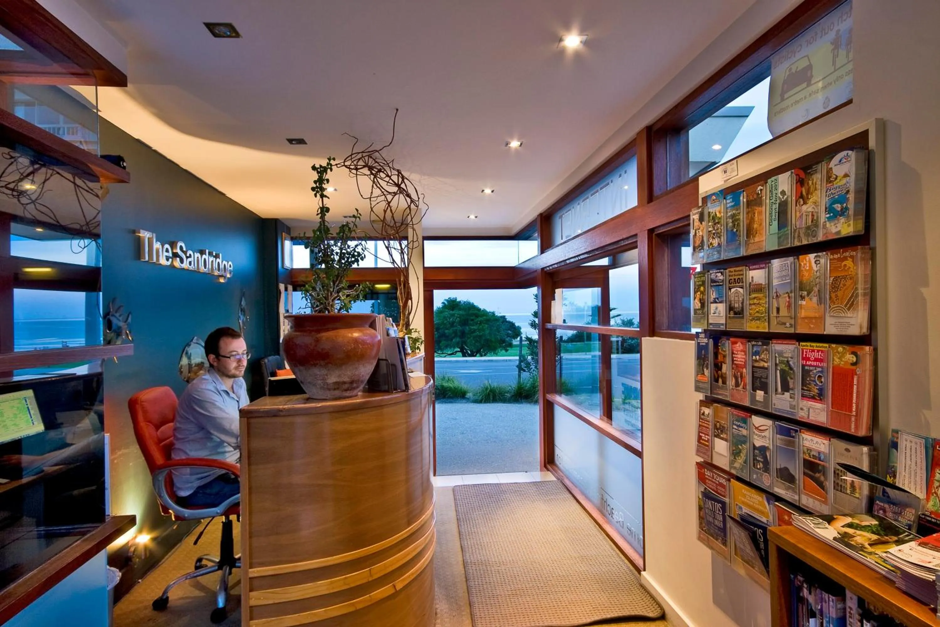 Lobby or reception in The Sandridge Motel