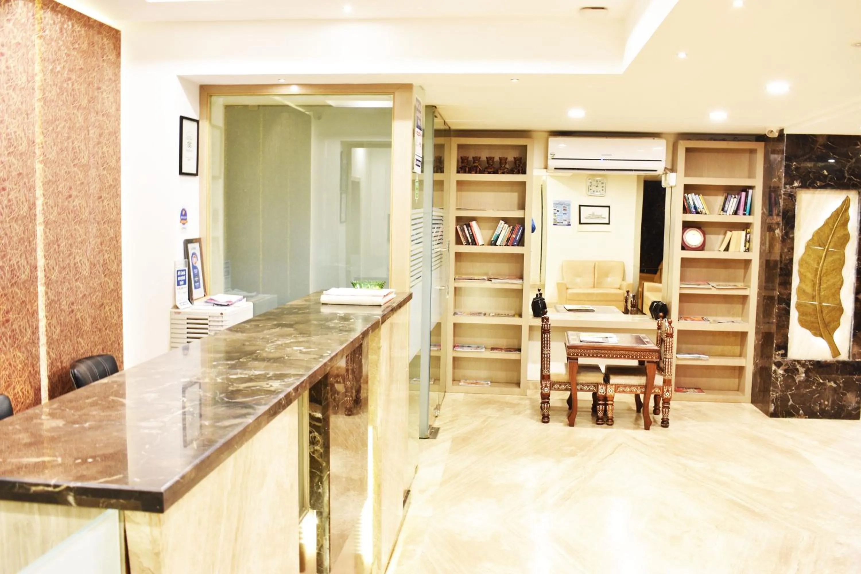 Lobby or reception in Calangute Grande