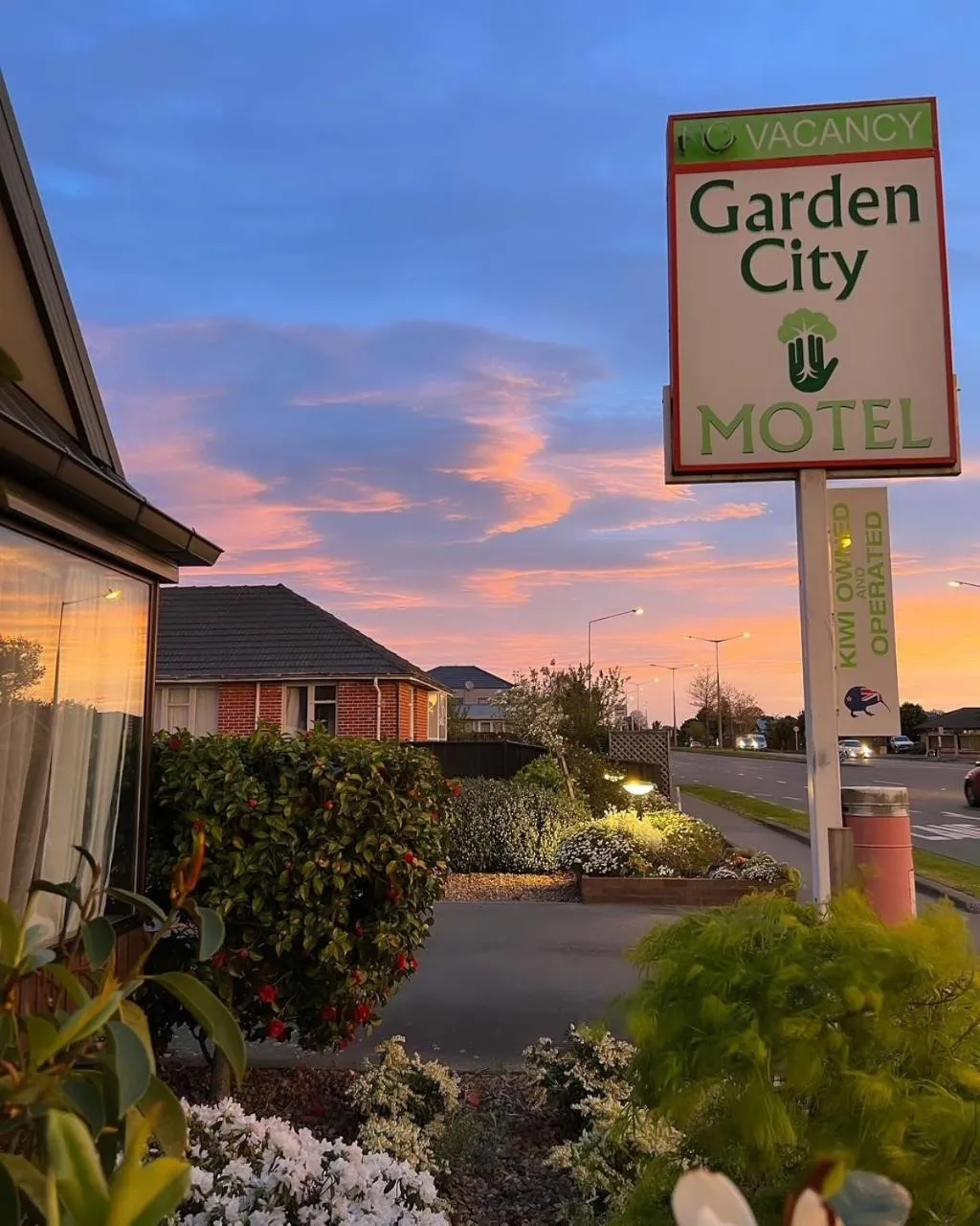 Garden view in Garden City Motel