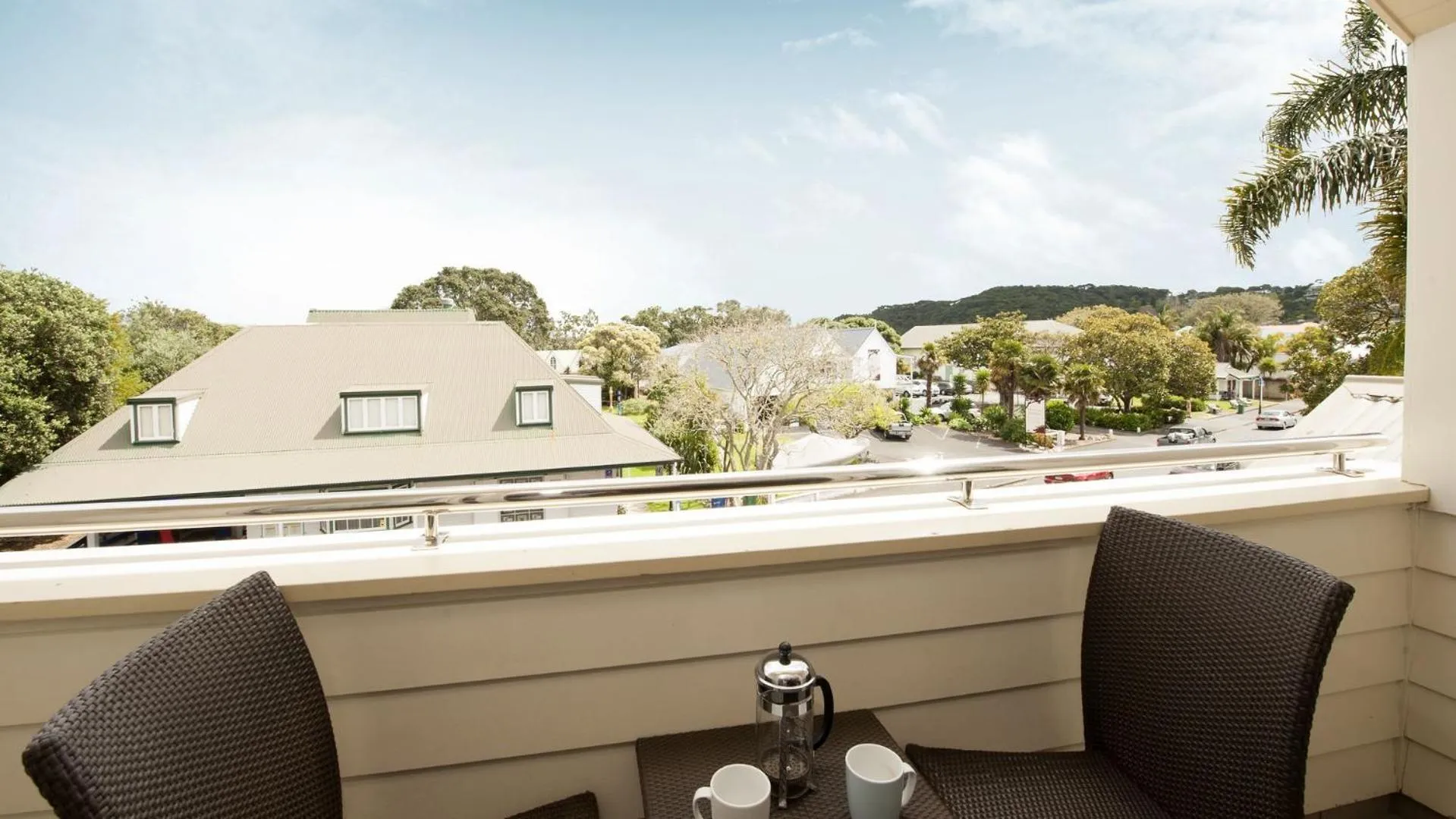 Balcony/Terrace in Hananui Lodge and Apartments