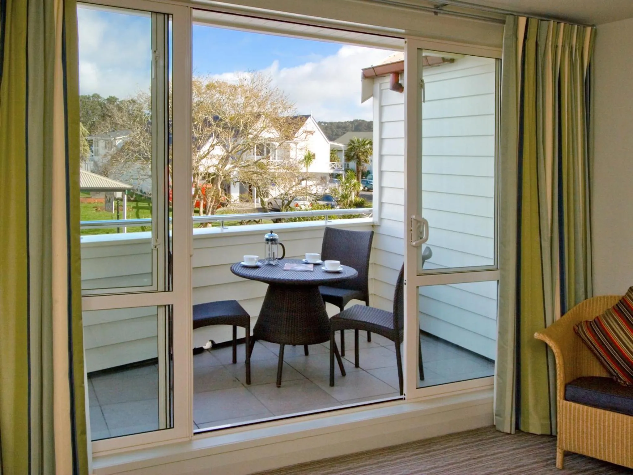 Balcony/Terrace in Hananui Lodge and Apartments